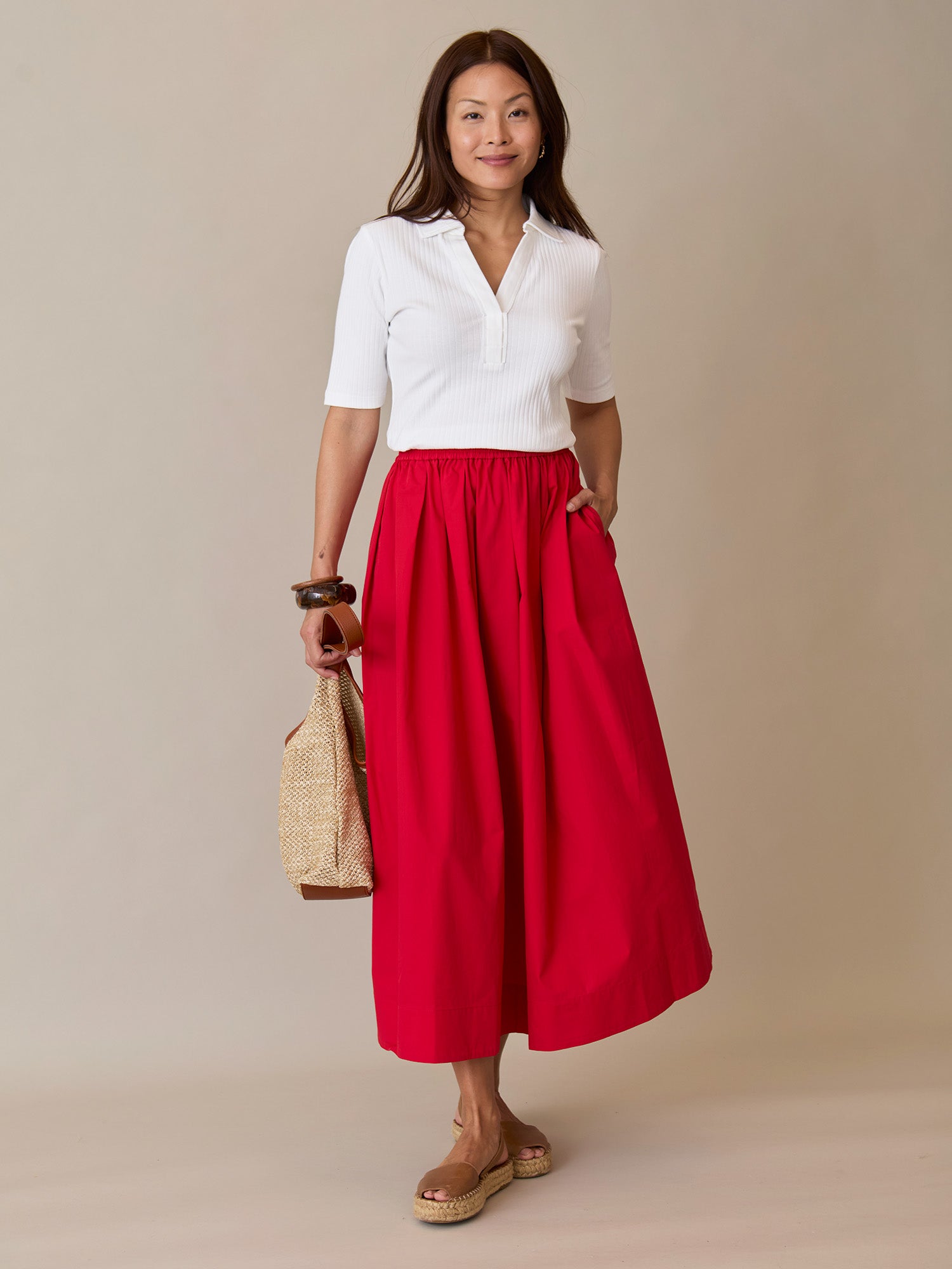 Regan Top modern silhouette women’s casual chic shirt