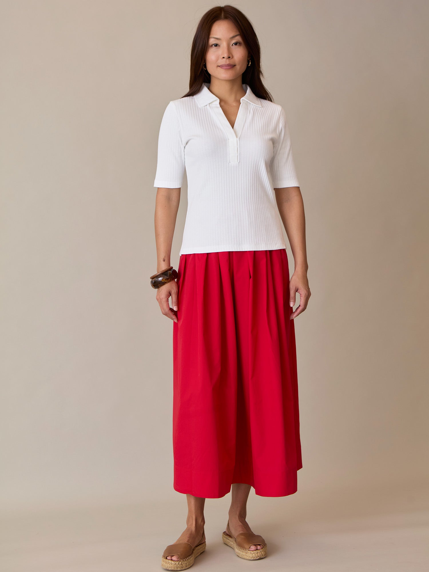 Women’s Regan Top stylish everyday eco-friendly cotton blouse