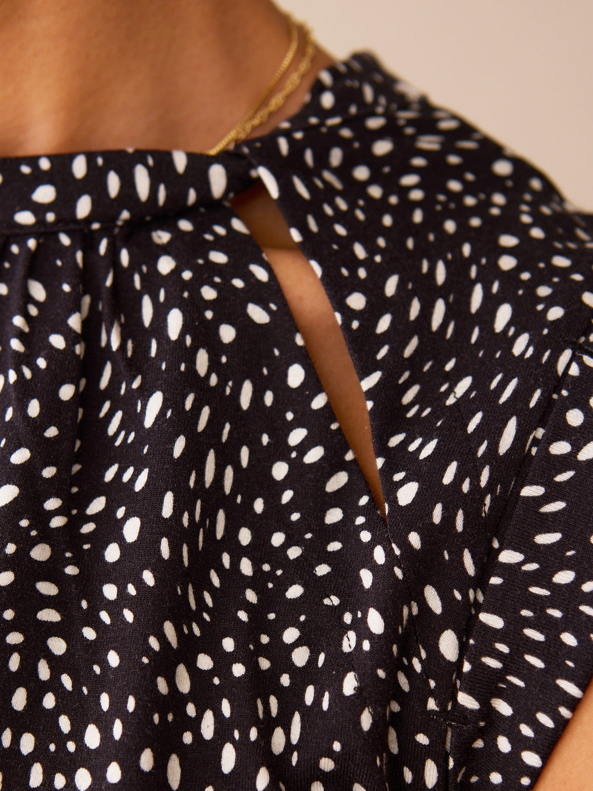 Printed Talula Twist Neckline Tank