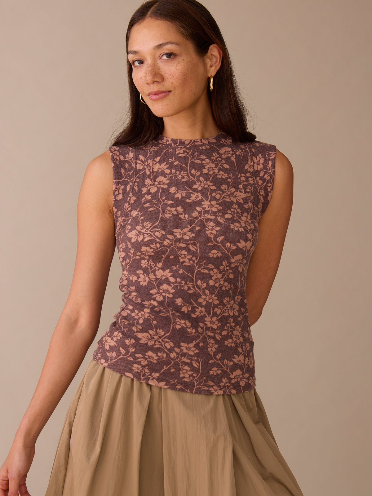 Printed Audra Tank