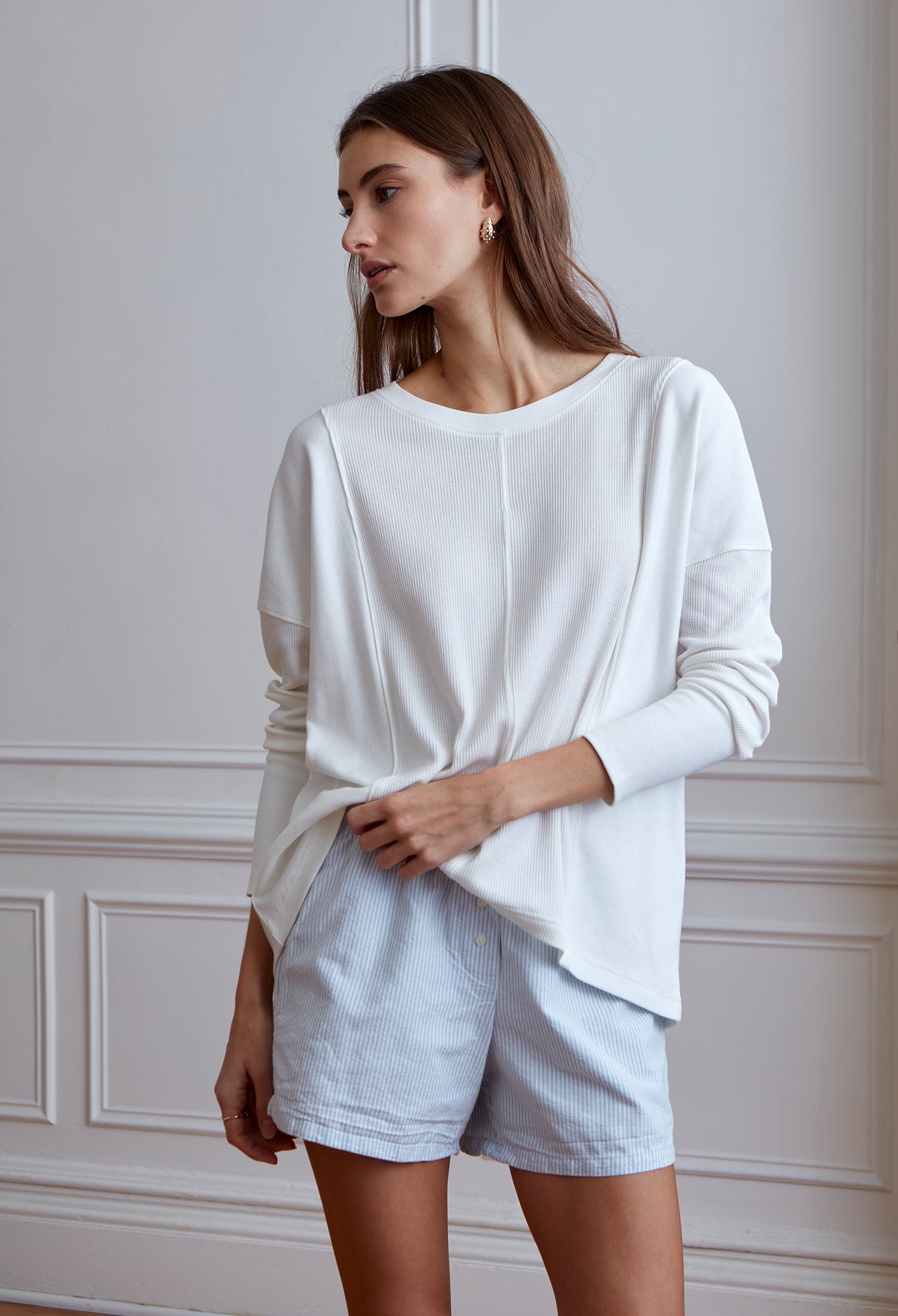 Karly Top soft organic cotton women’s minimalist casual top