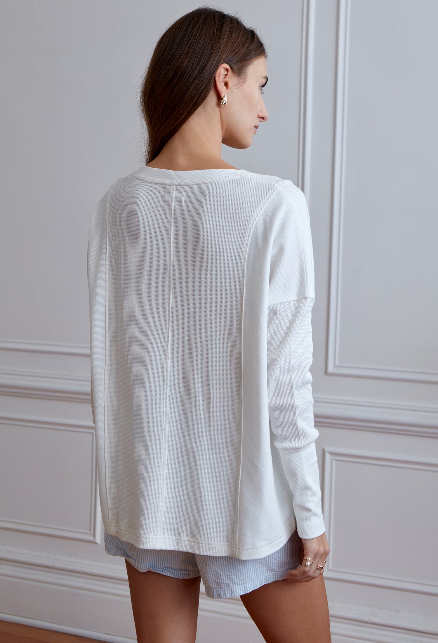 Karly Top for women – sustainable cotton casual blouse with relaxed fit