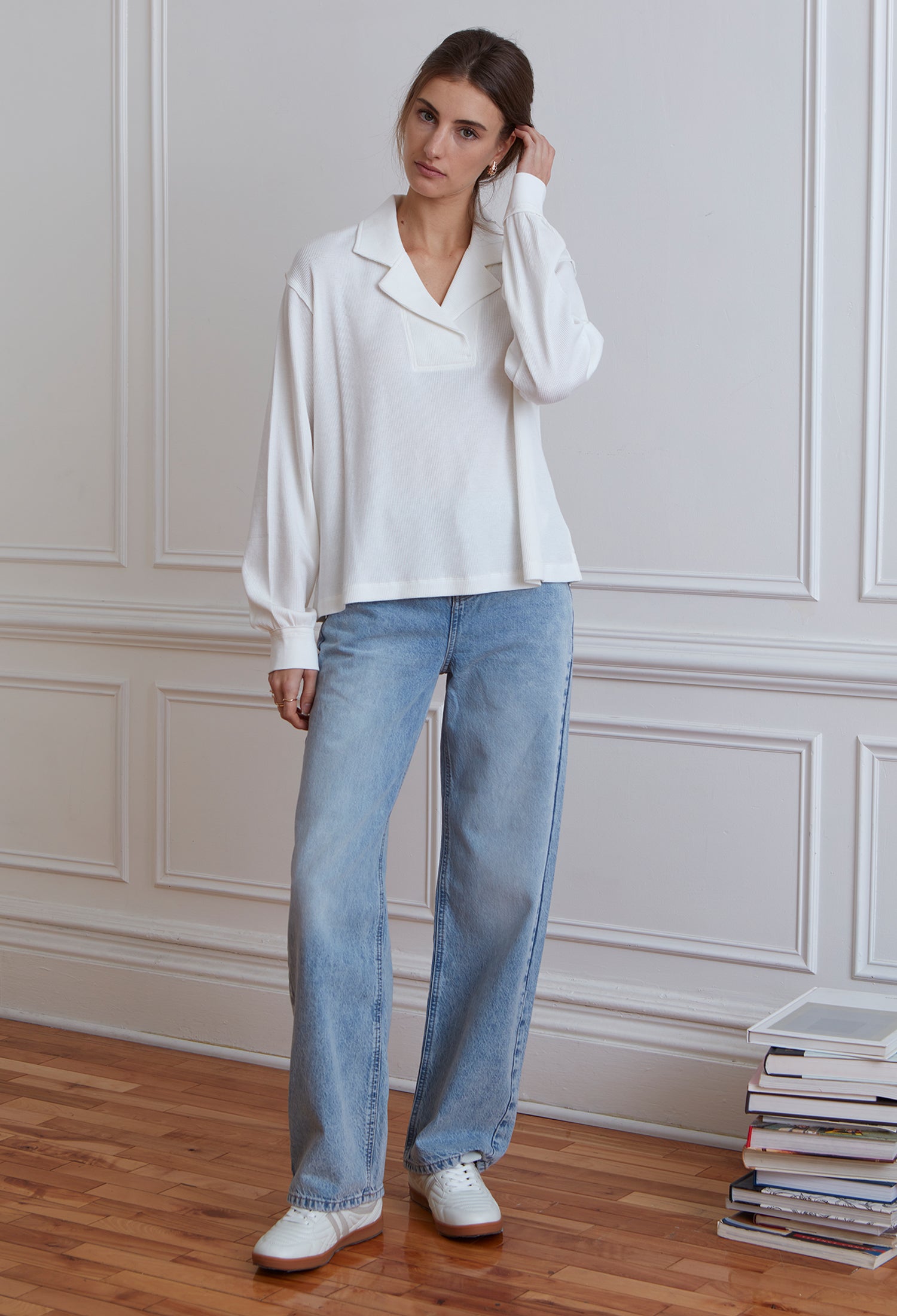 Women’s Harper Top ethical fashion comfortable soft cotton blouse