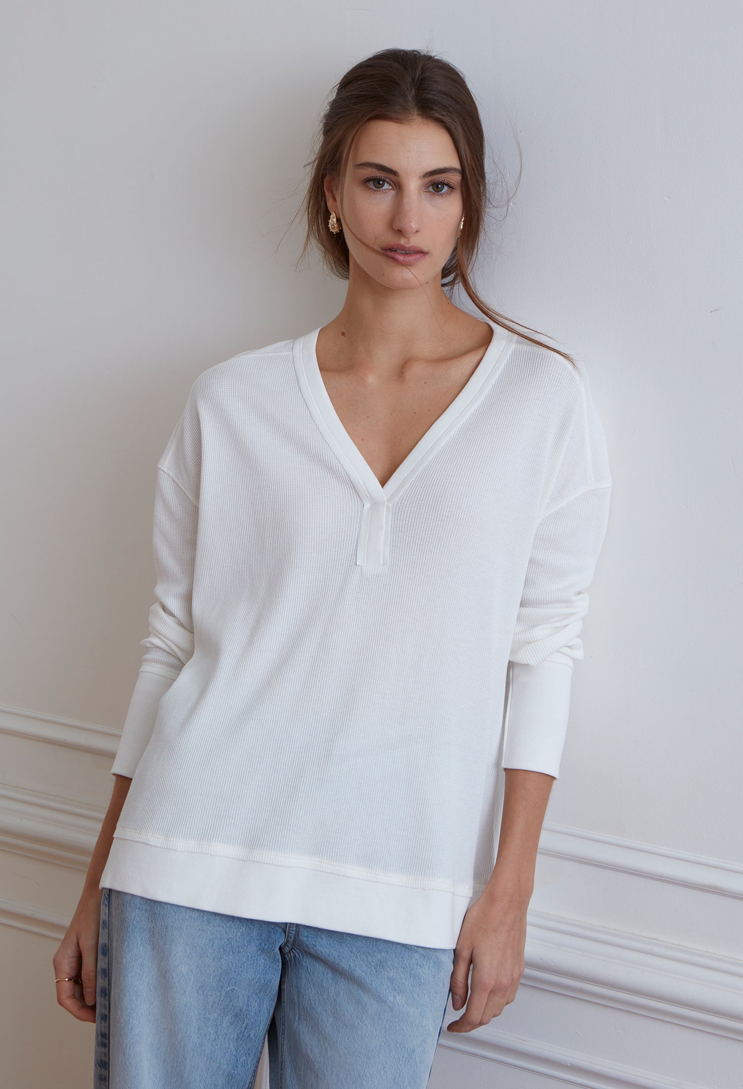 Sustainable Tatum Top versatile women’s wardrobe staple blouse