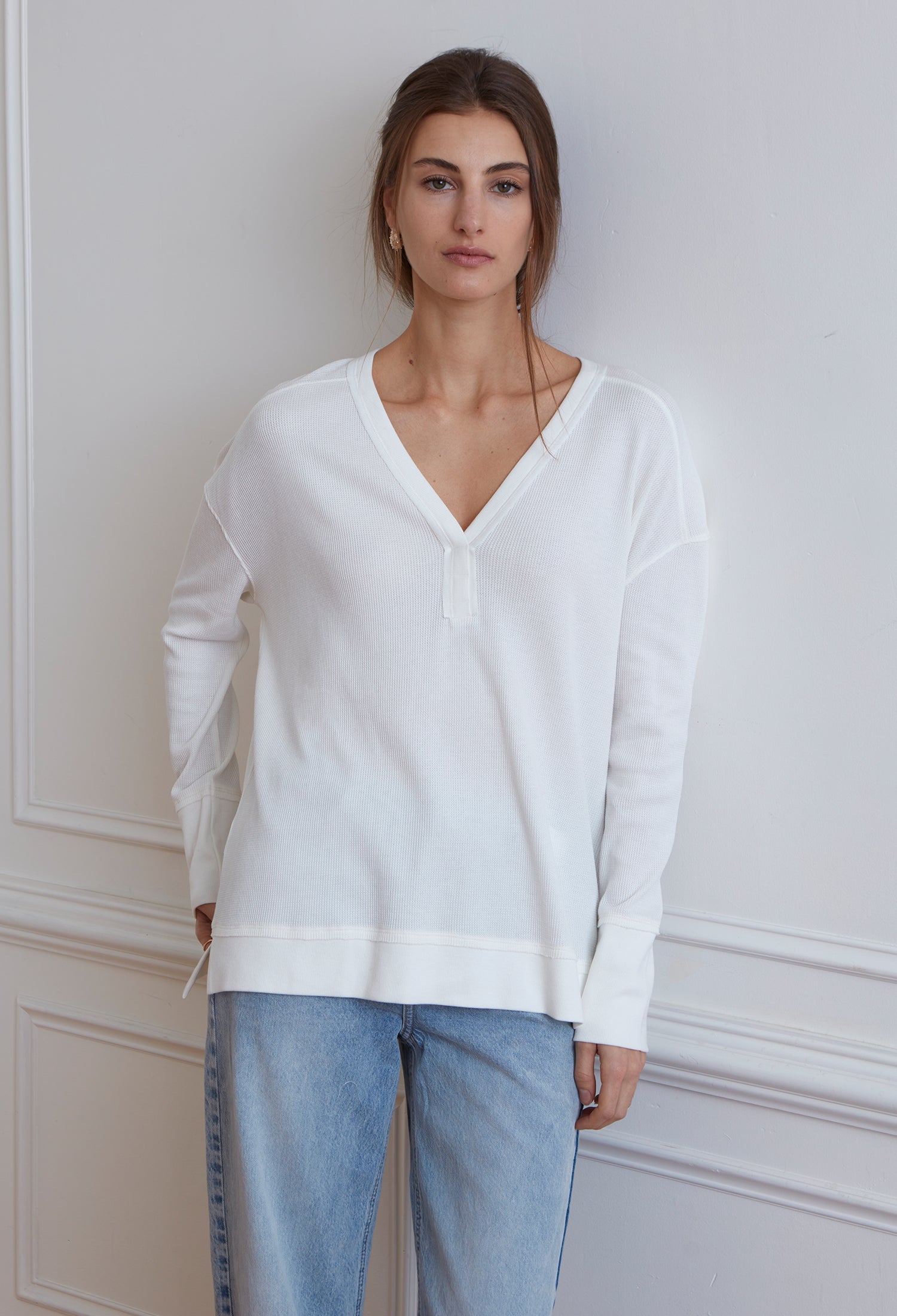 Women’s Tatum Top ethical fashion comfortable soft cotton blouse