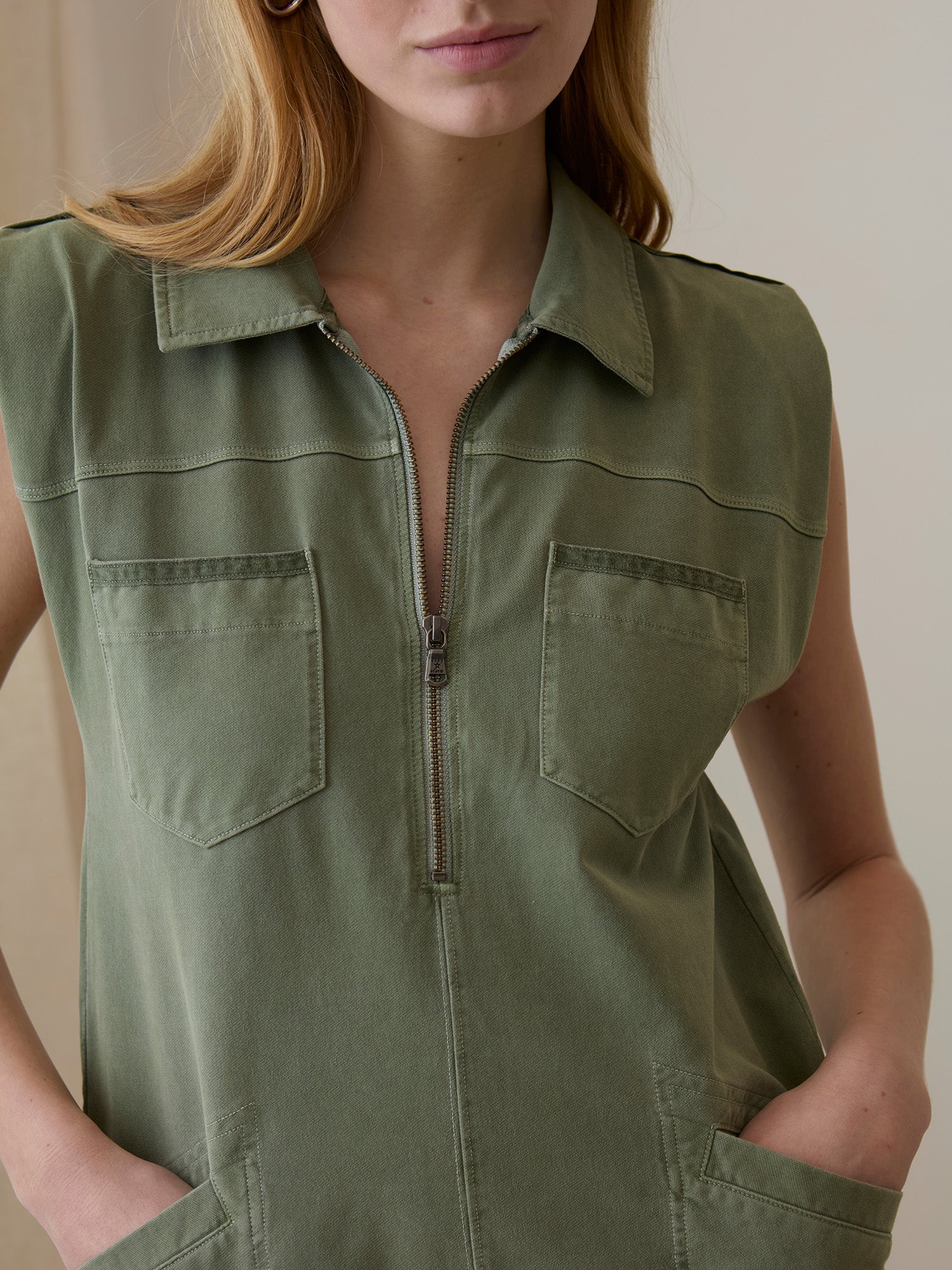Women’s Washed Irvine Dress eco-friendly relaxed fit casual dress