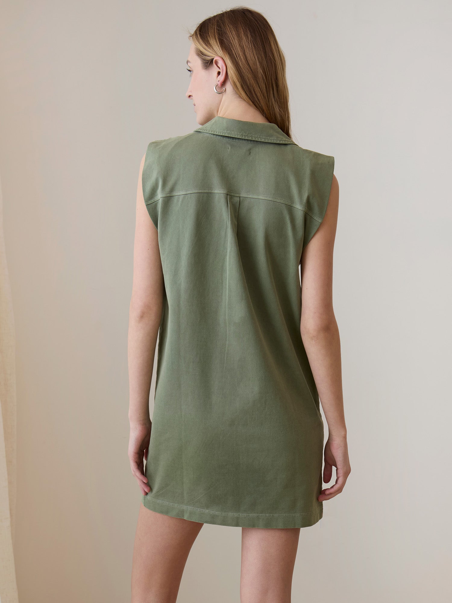 Washed Irvine Dress stylish women’s eco-friendly relaxed fit cotton dress