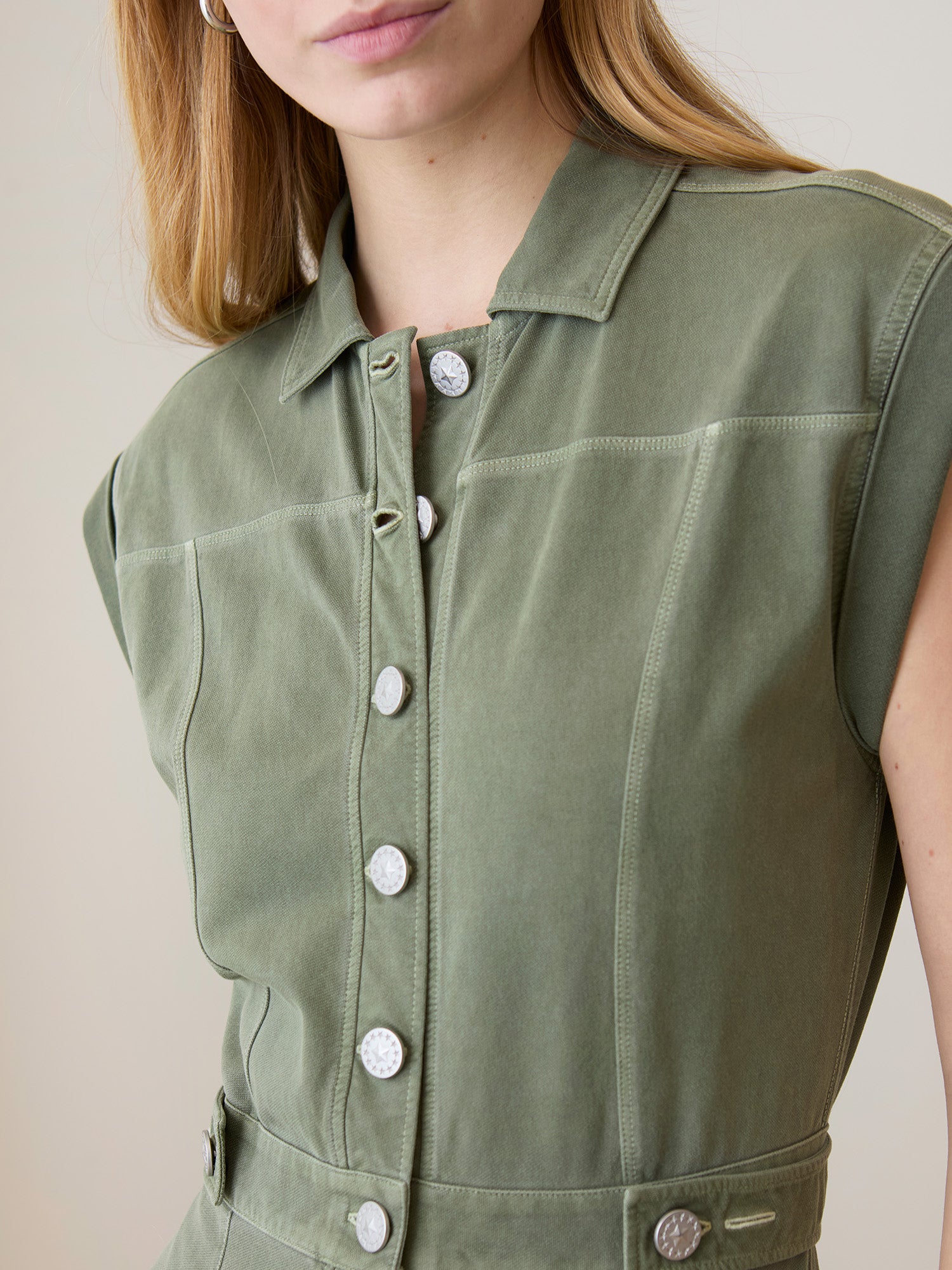 Sustainable Washed Hendrix Jumpsuit lightweight women’s everyday cotton jumpsuit