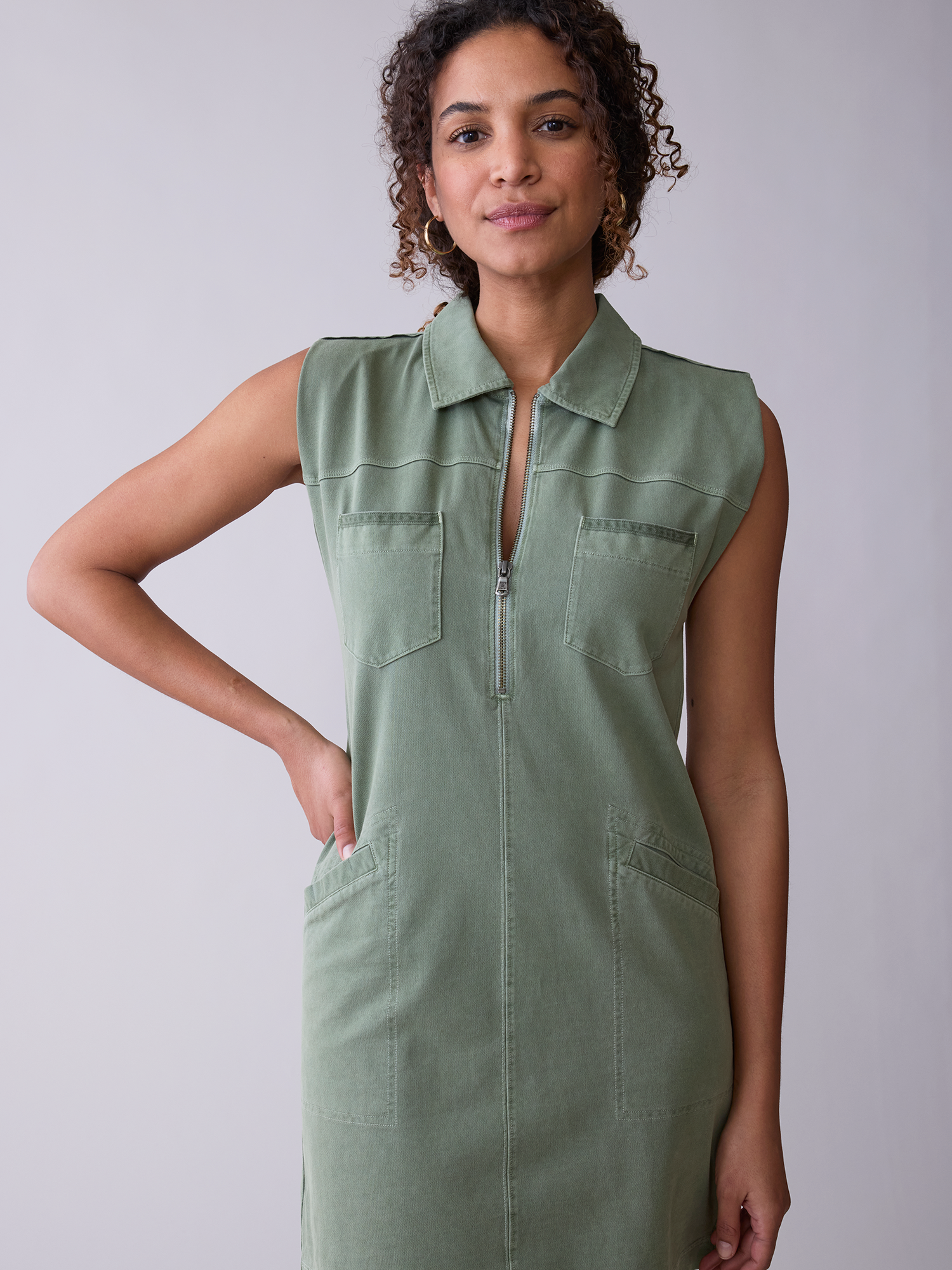 Washed Irvine Dress