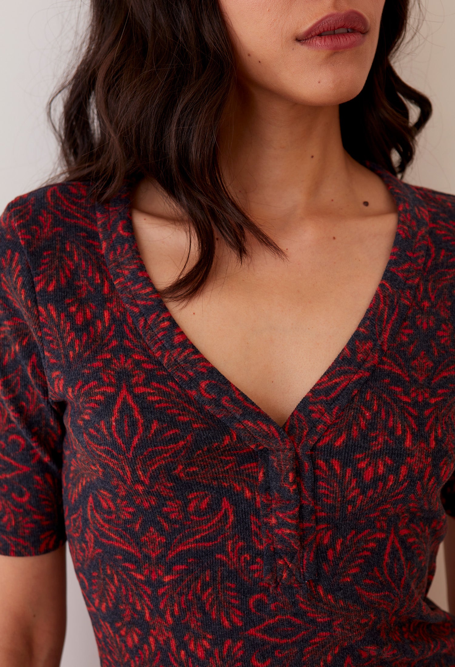Sustainable Printed Raya Top versatile women’s wardrobe staple blouse