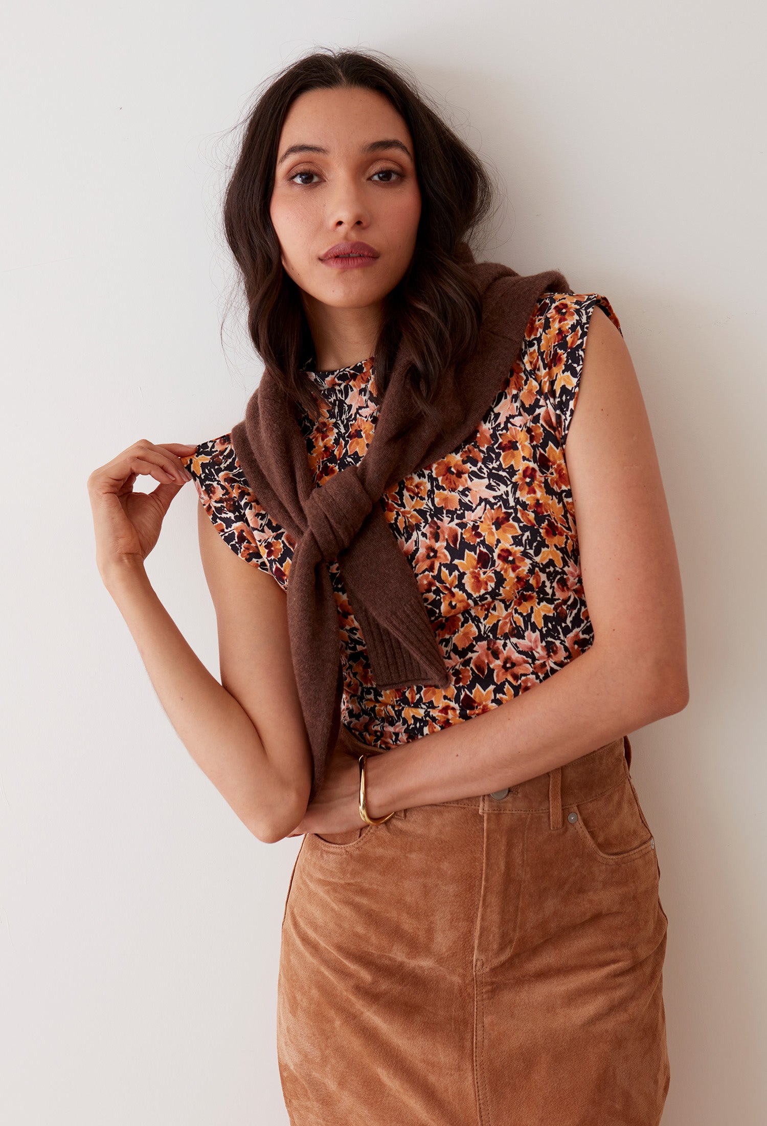 Printed Sydney Top soft organic cotton women’s casual chic printed top