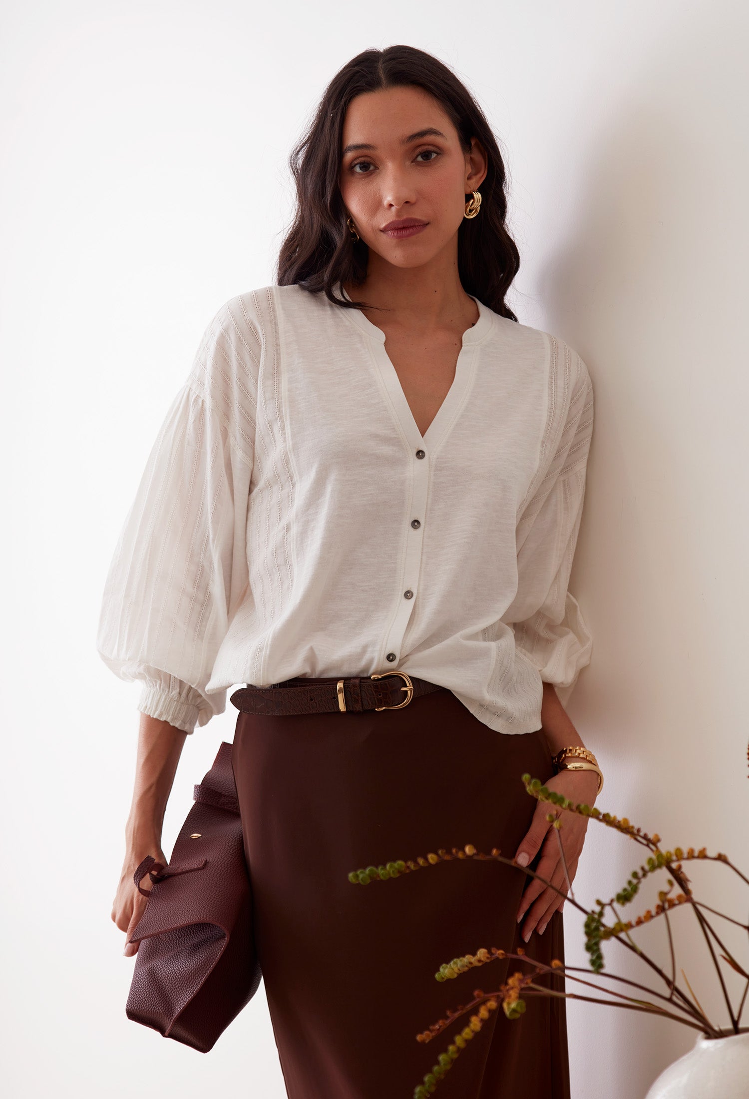 Auden Top modern silhouette women’s casual chic shirt