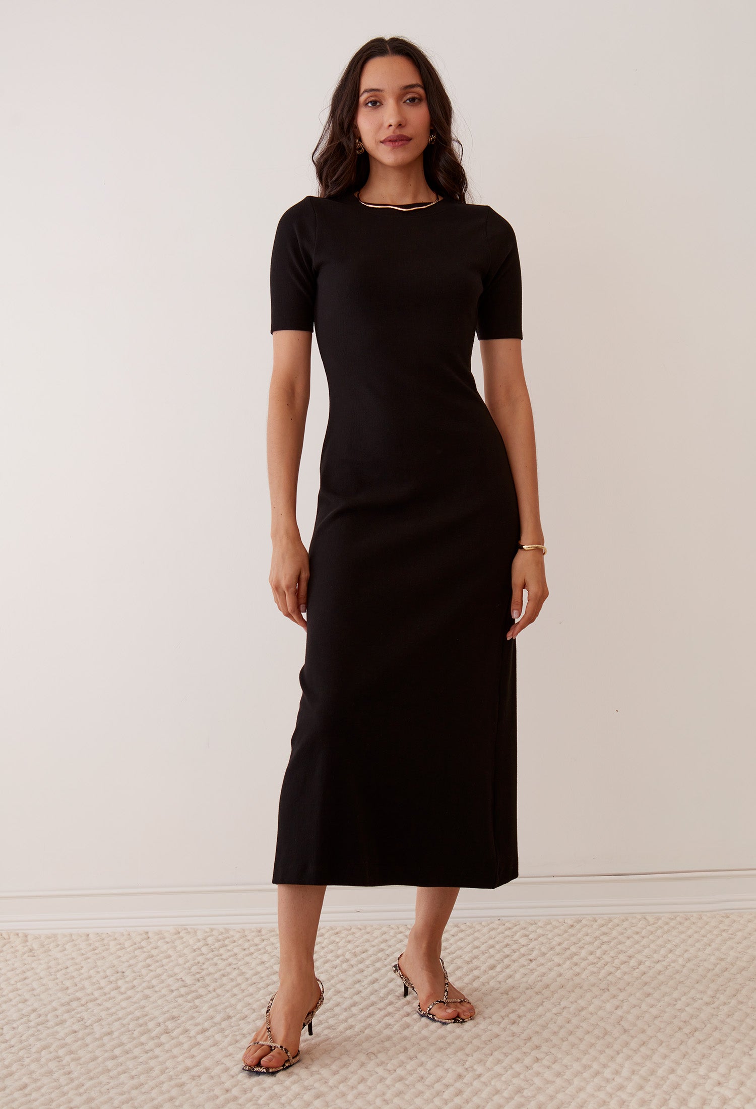 Grey State Maxi T-Shirt Dress