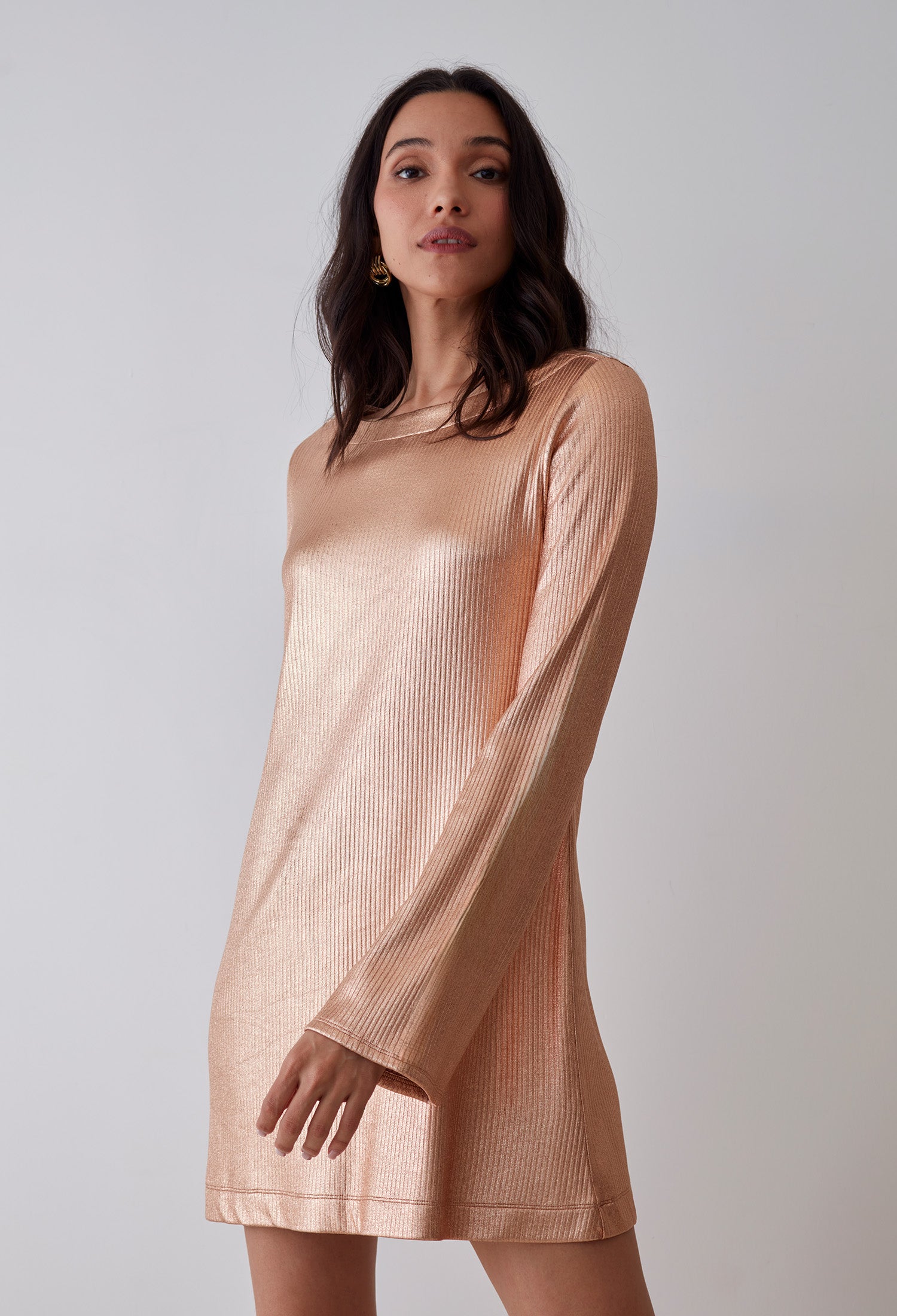 blair midi dress Blair Dress Rose Gold / M