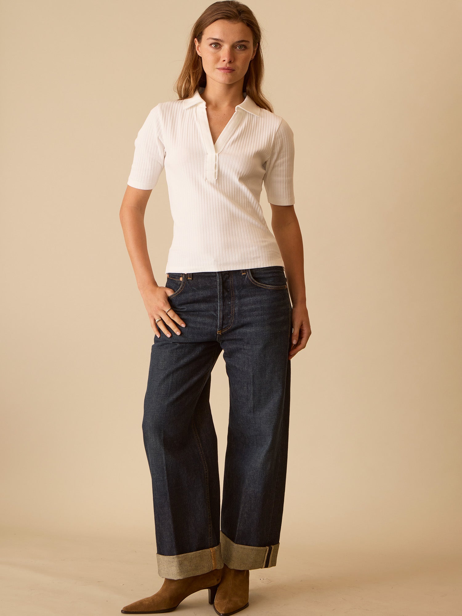 Women’s Regan Top eco-friendly breathable everyday cotton shirt