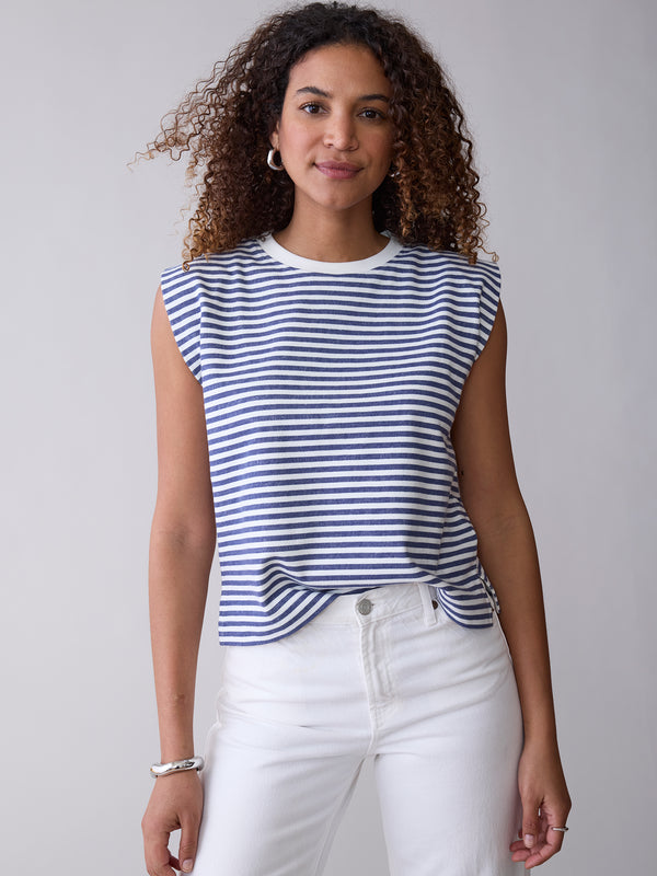 Nickie Top for women – sustainable cotton casual blouse with relaxed fit