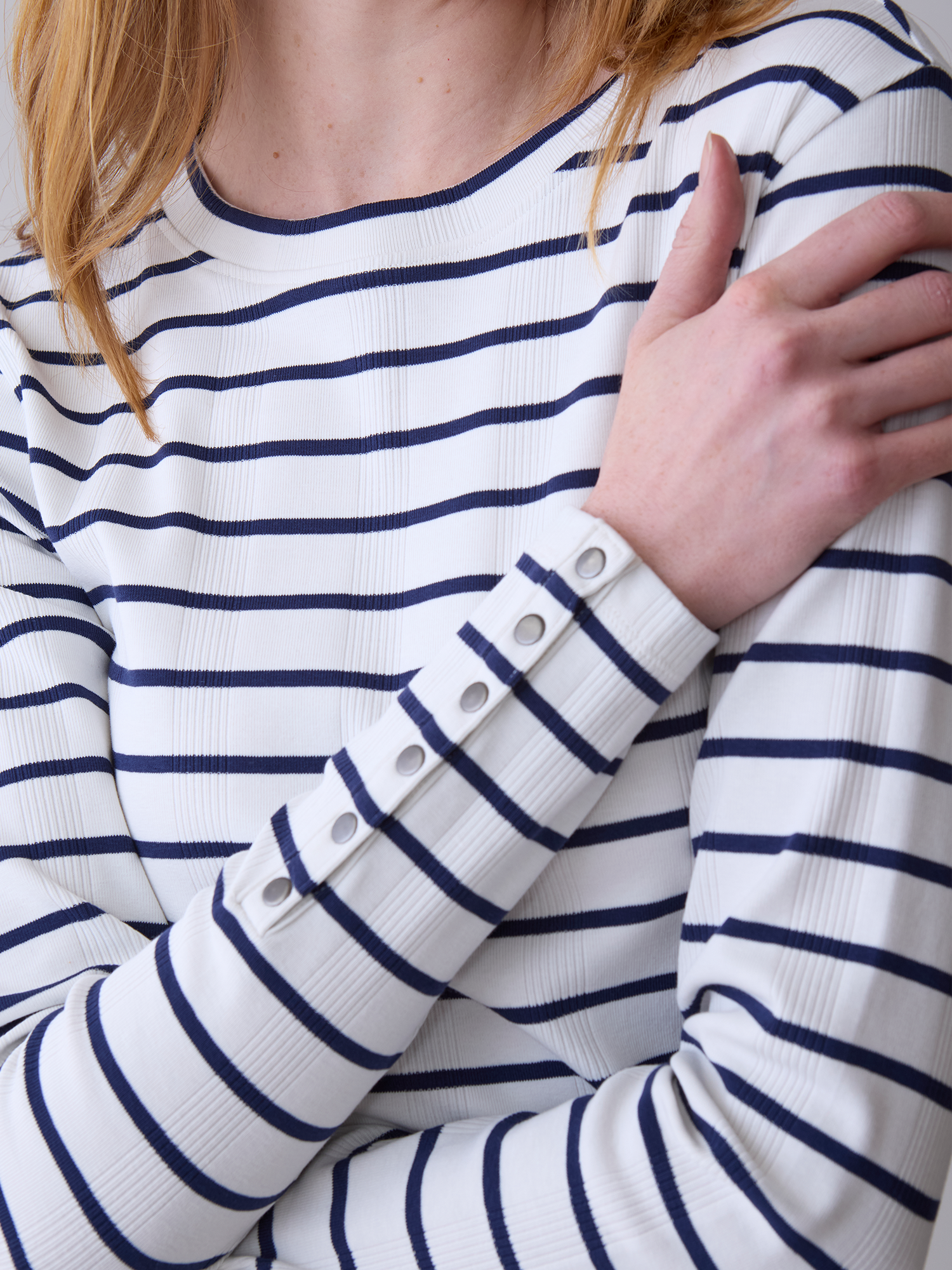 Striped Sabine Long Sleeve Top