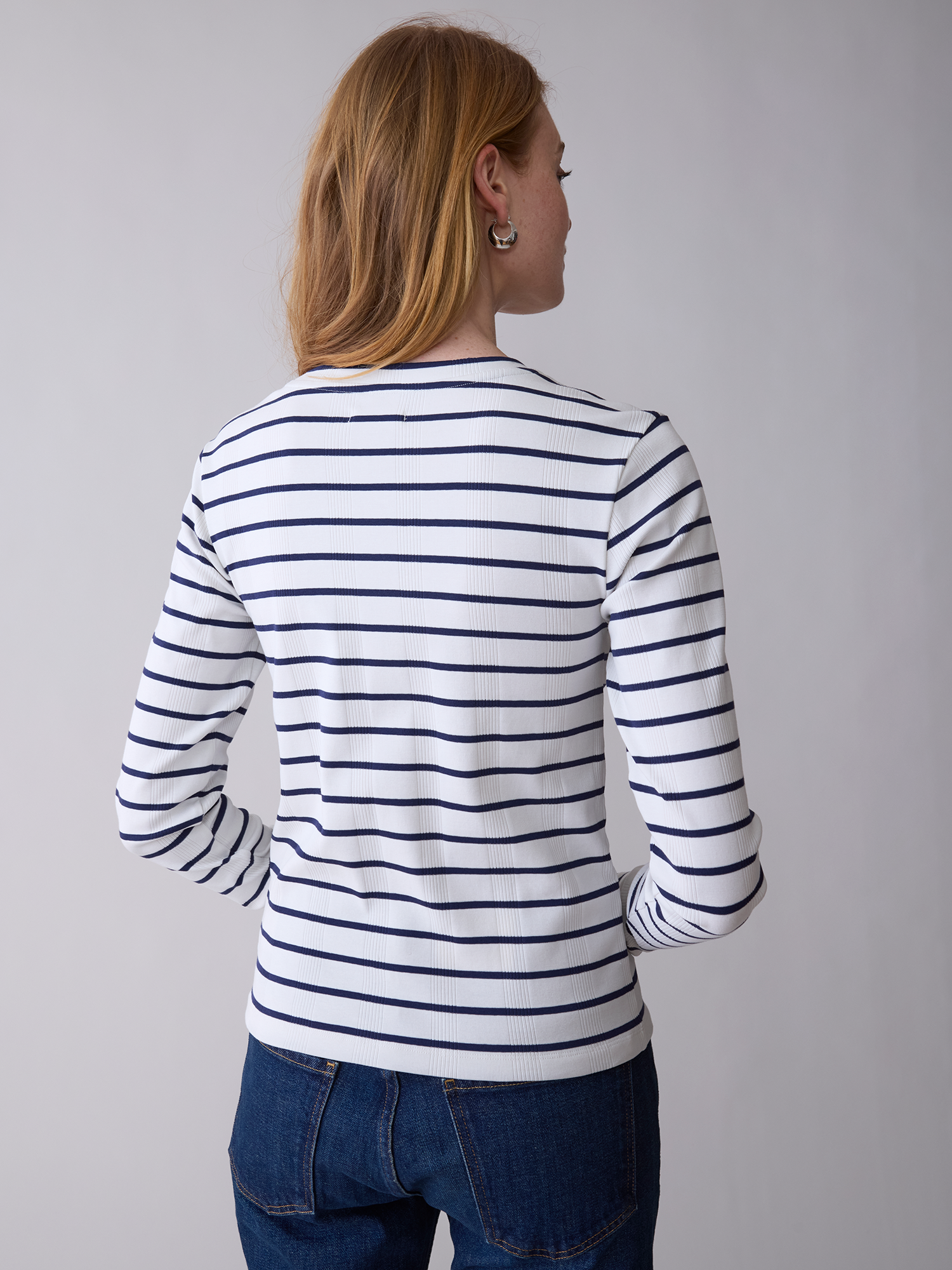Striped Sabine Long Sleeve Top