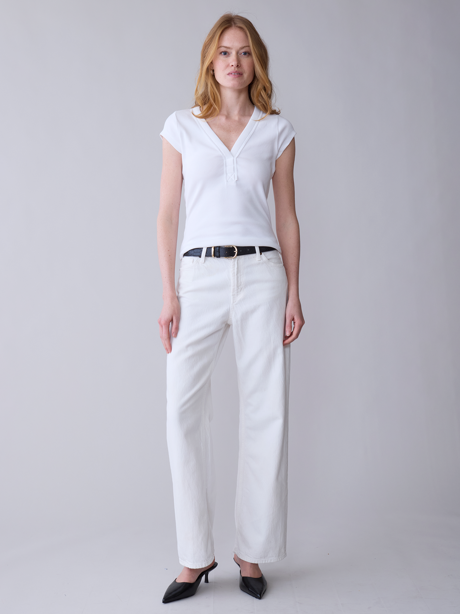 Sustainable Cap Sleeve Carter Top versatile women’s wardrobe staple blouse