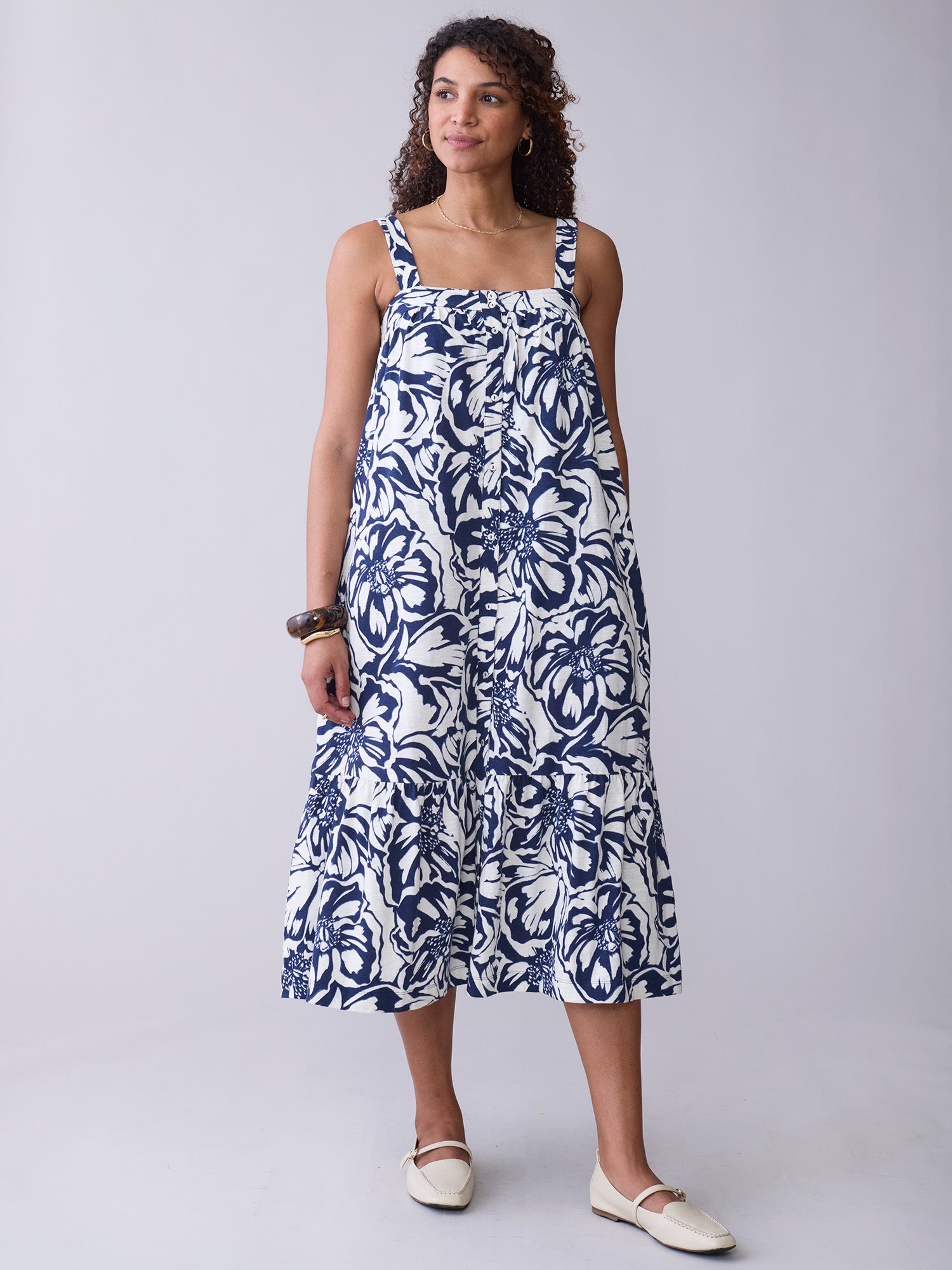 Printed Amalfi Dress