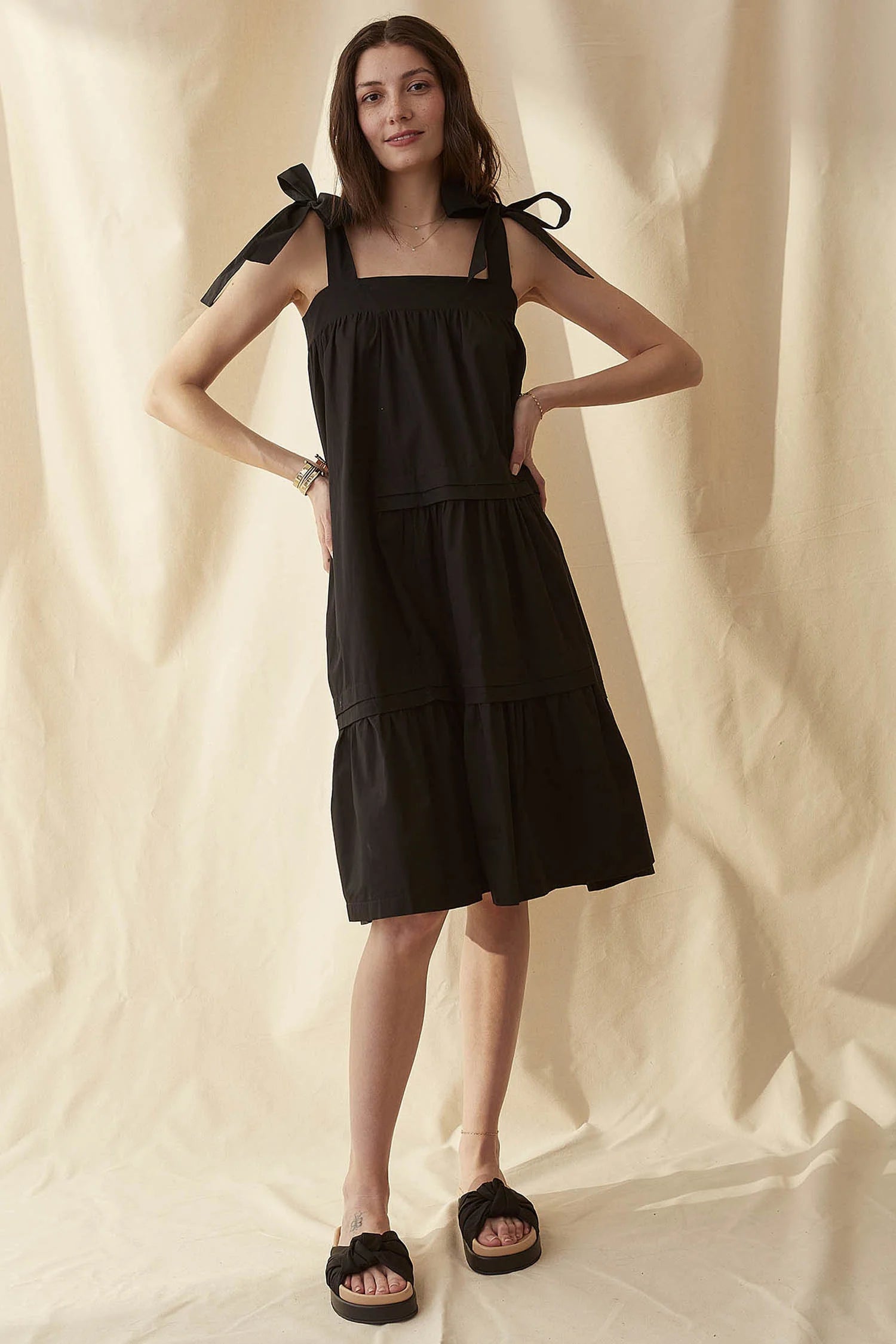 Emily Dress - Deep Black / XS
