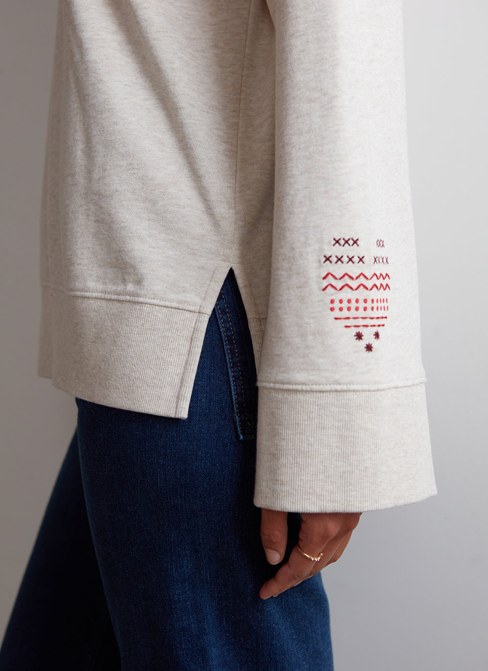 Heathered Penelope Pullover - Shirts & Tops