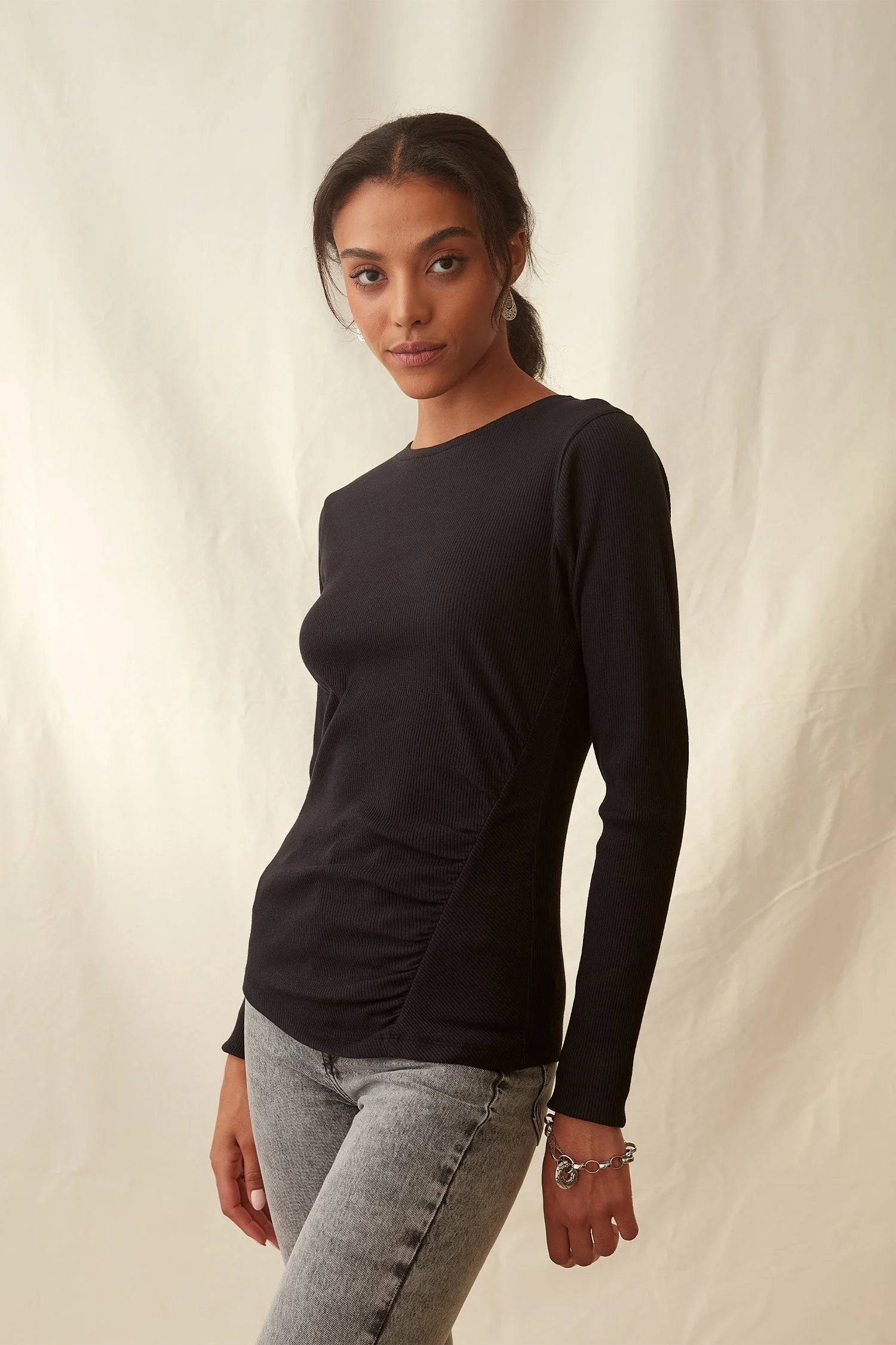 Isabelle Top - Deep Black / XS