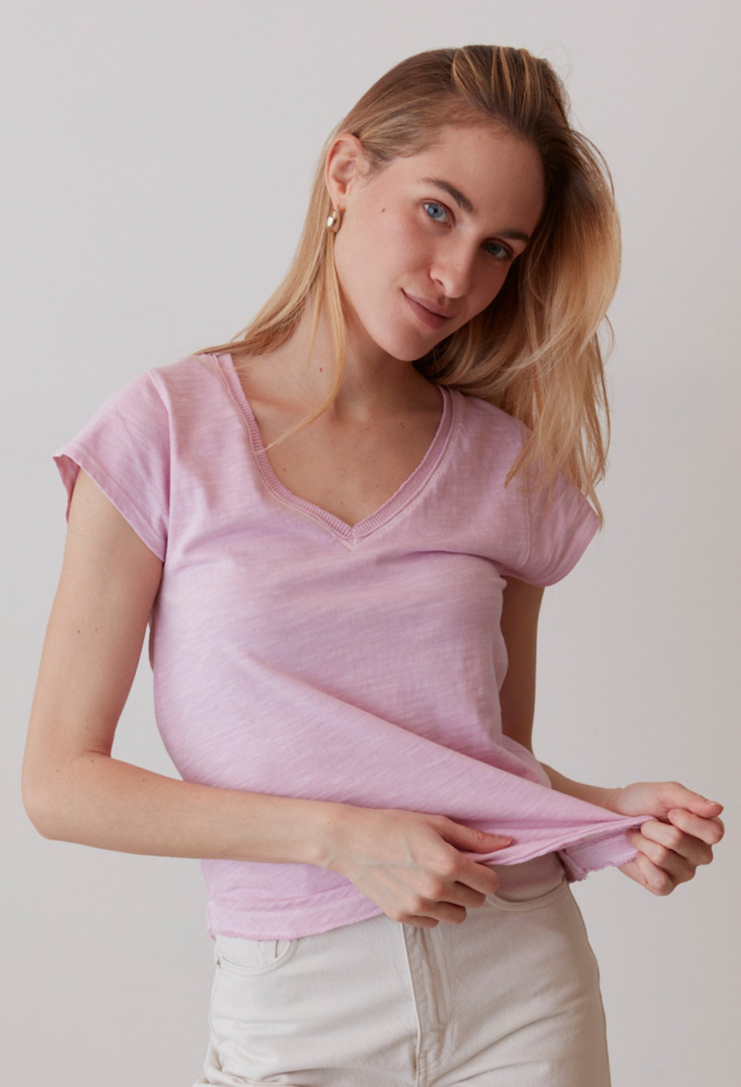 Pearl Tee casual chic women’s sustainable t-shirt