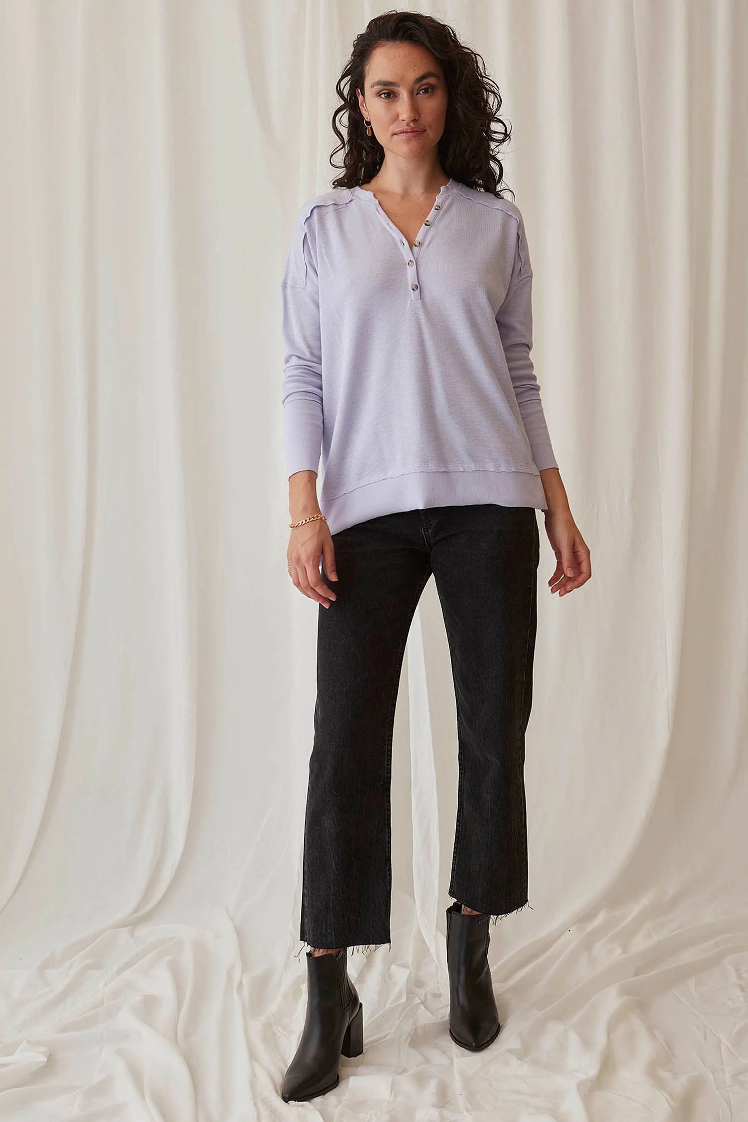 Marne Top - Purple Heather / XS