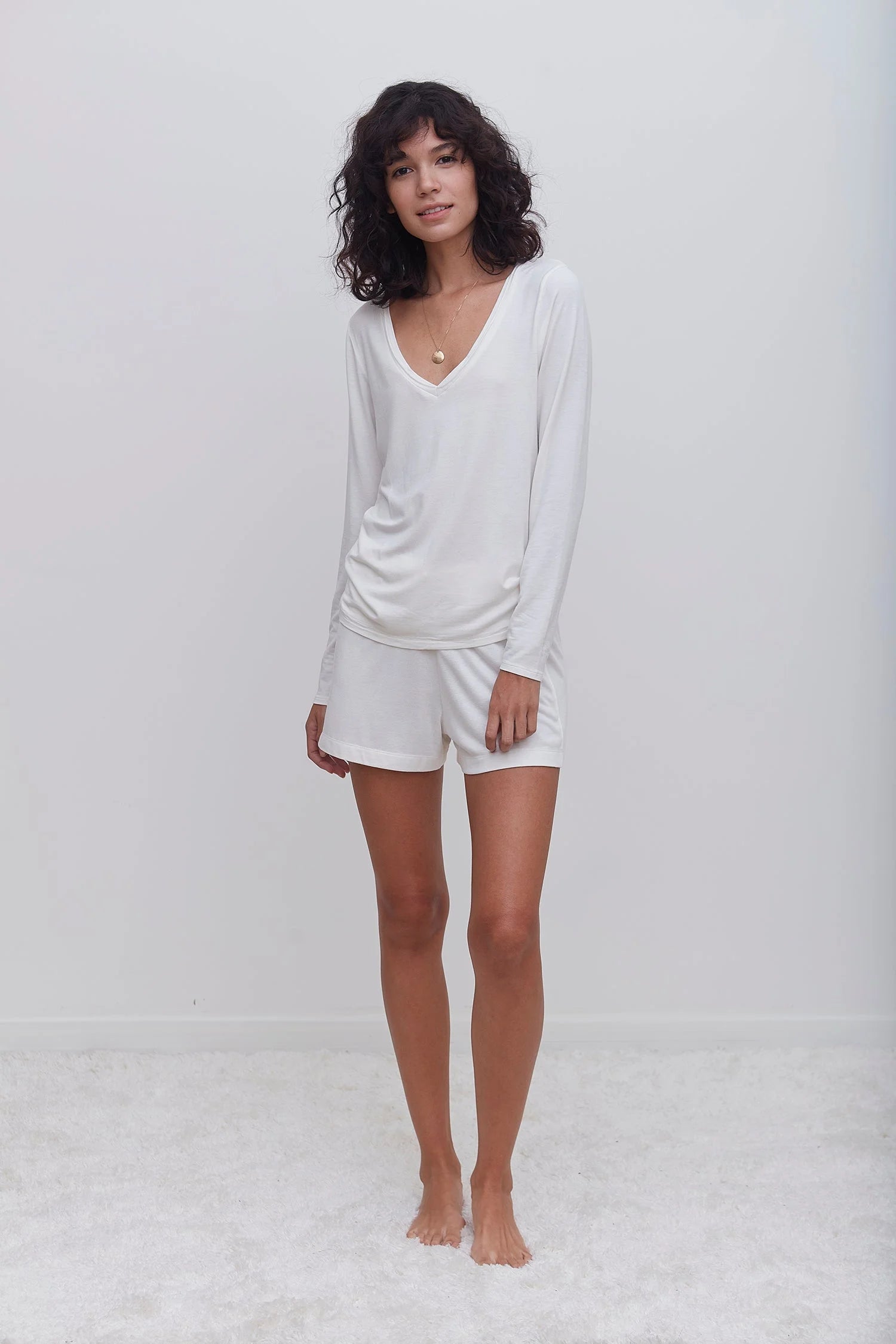 Milk Modal Tranquil Tee