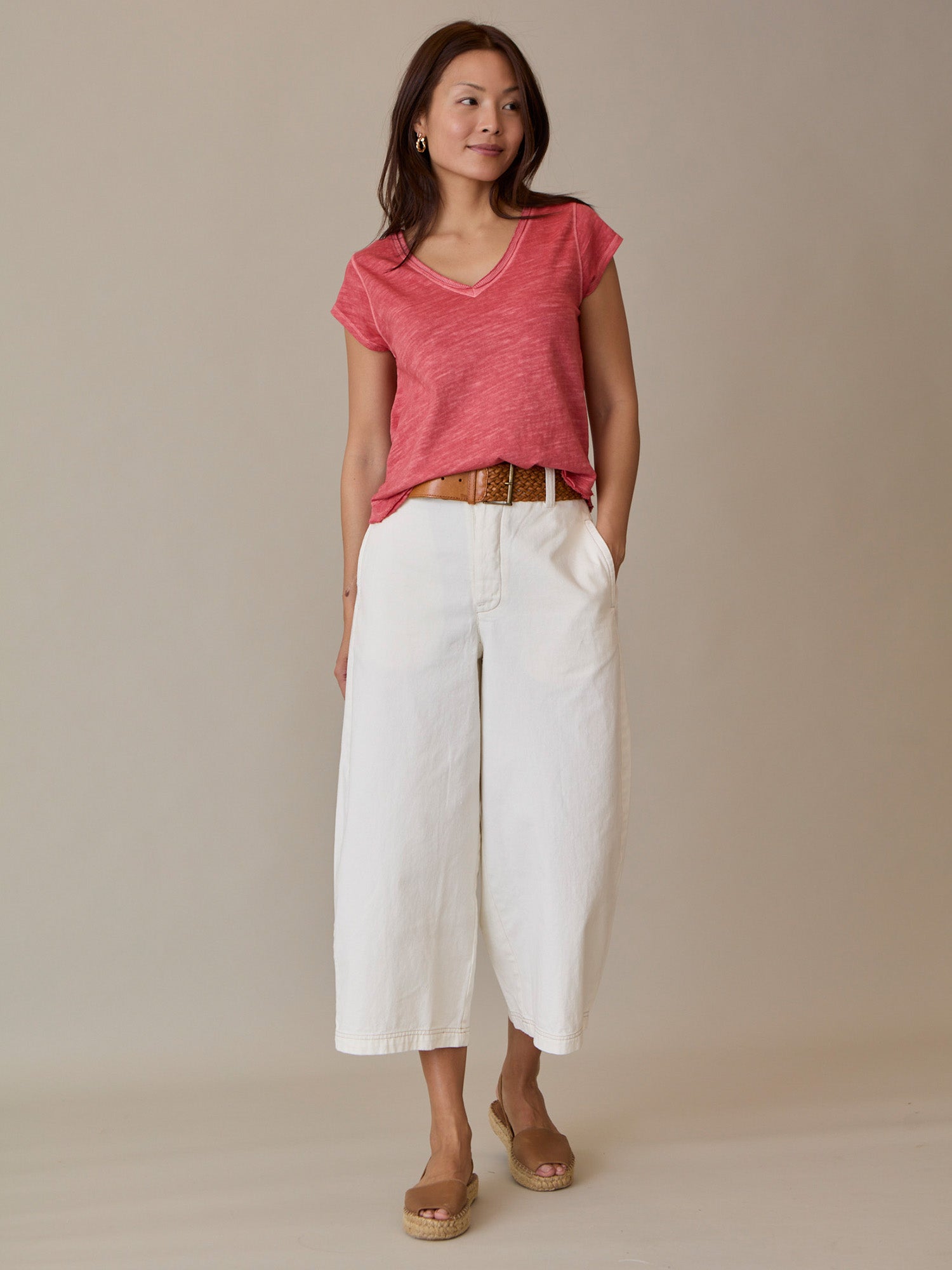 Pearl Tee casual chic women’s sustainable t-shirt