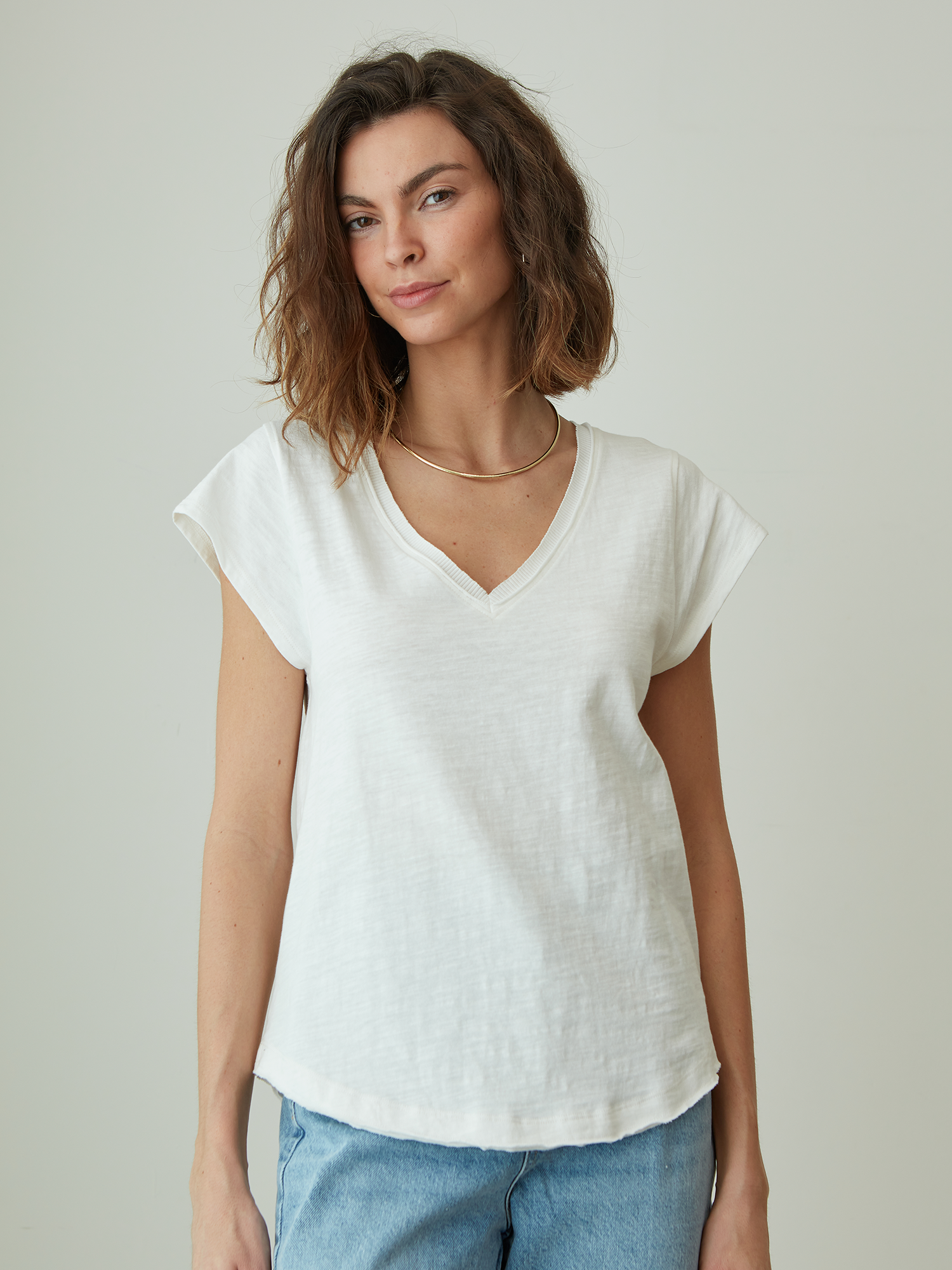 Pearl Tee sustainable wardrobe essential for women