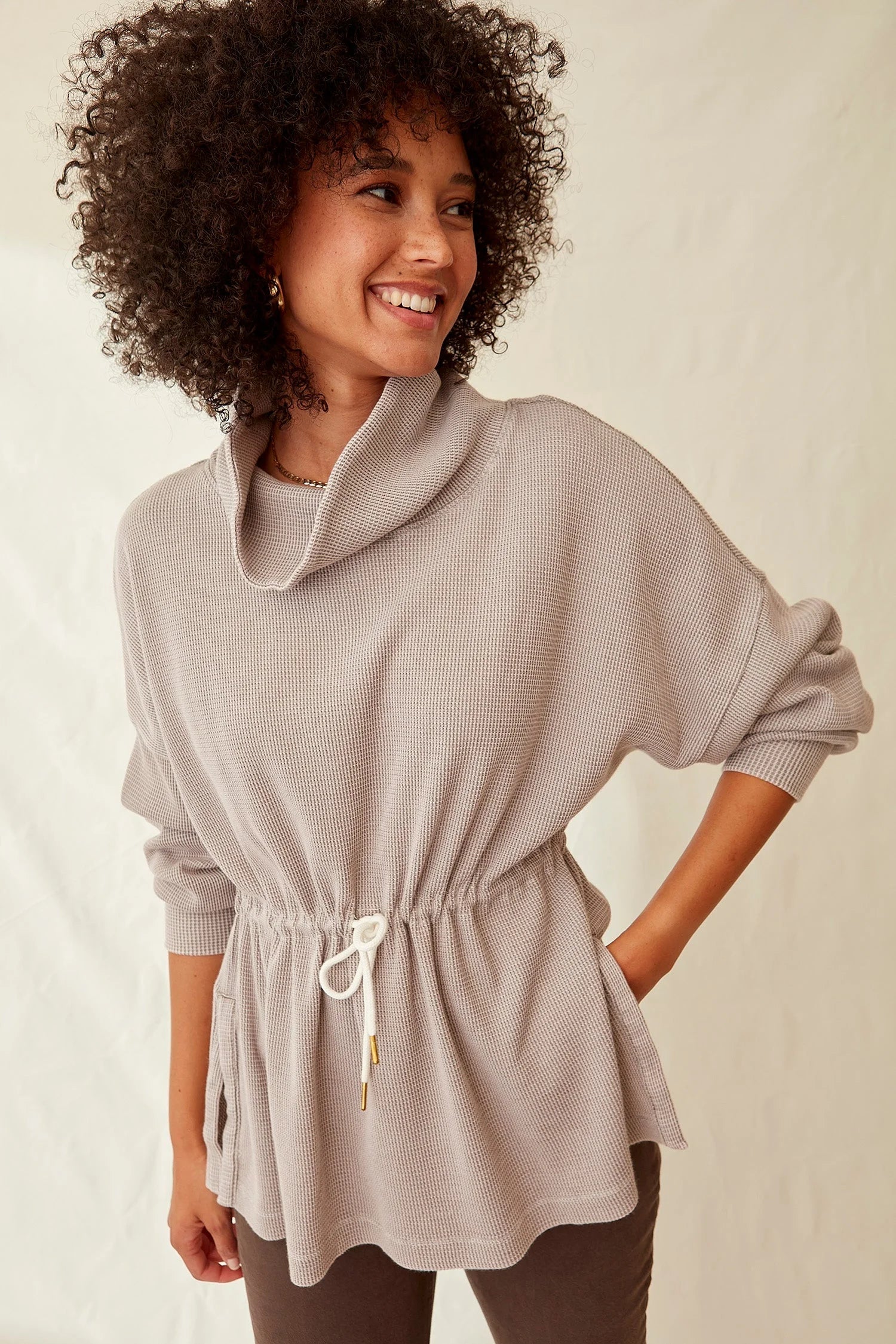 Cozy Raven Top - Grey State Apparel