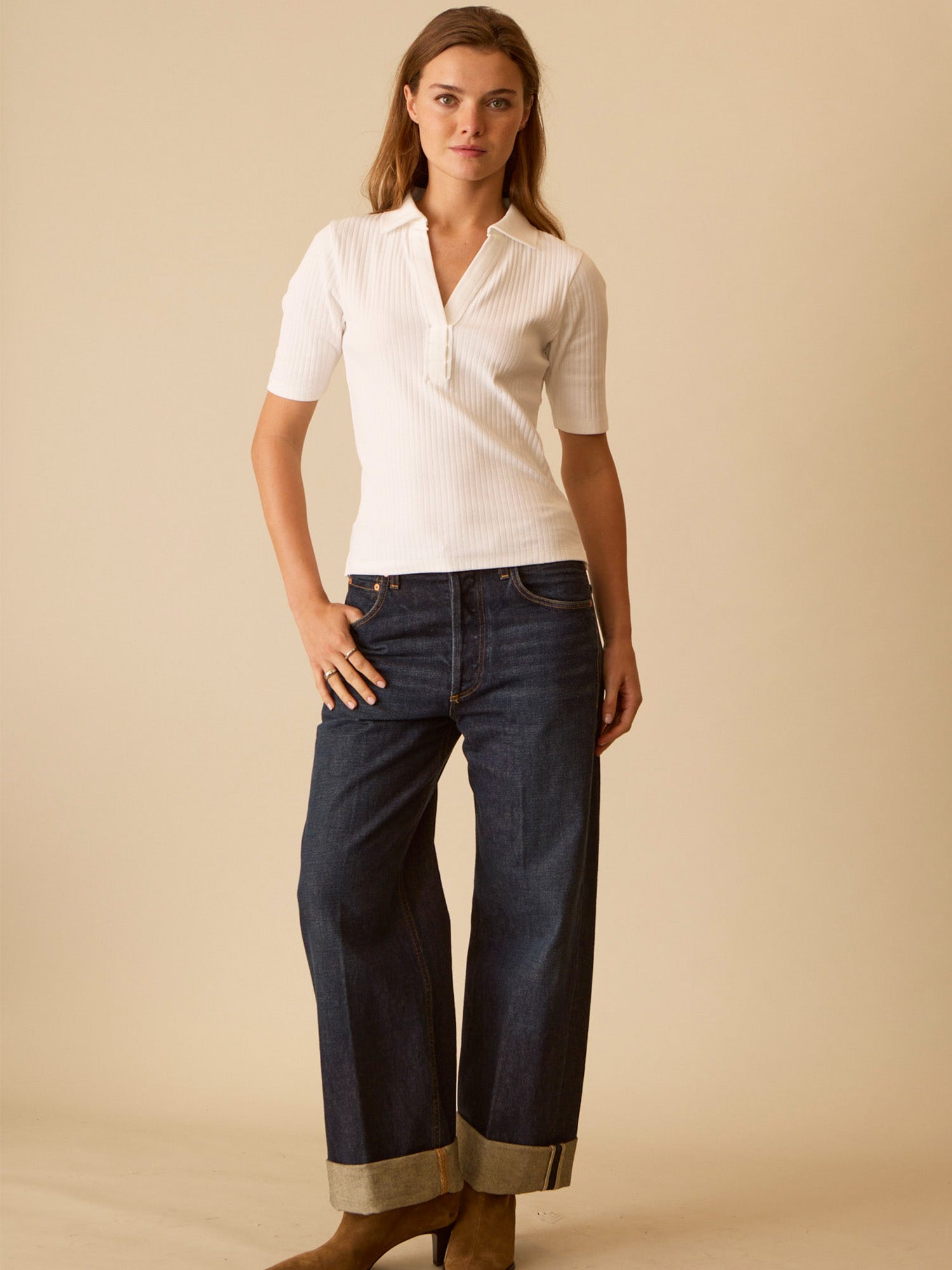 Regan Top soft organic cotton women’s minimalist casual top