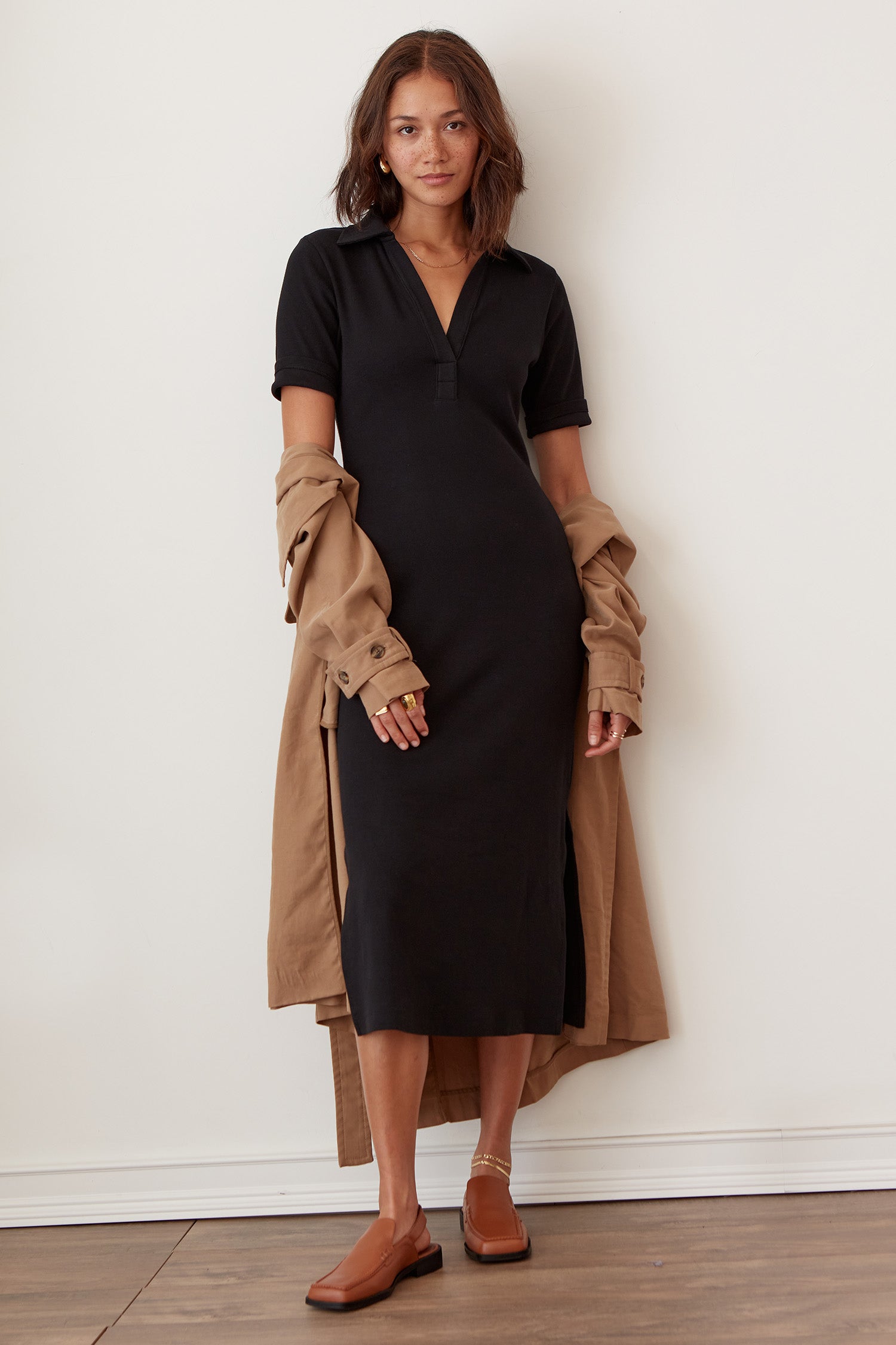 Reina Dress stylish women’s cotton midi dress for effortless styling