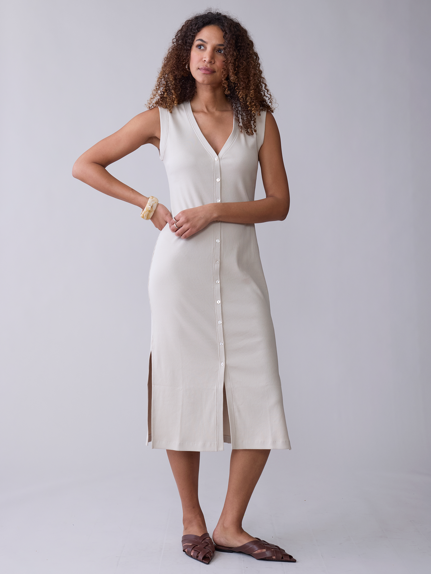 Millie Dress soft organic cotton women’s casual chic outfit