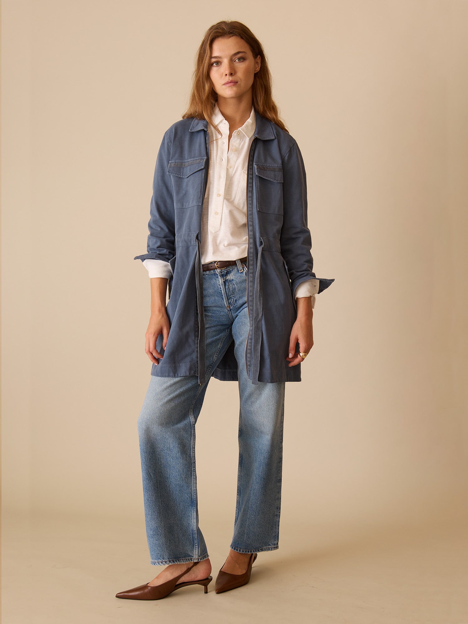 Distressed Mae Dress Jacket