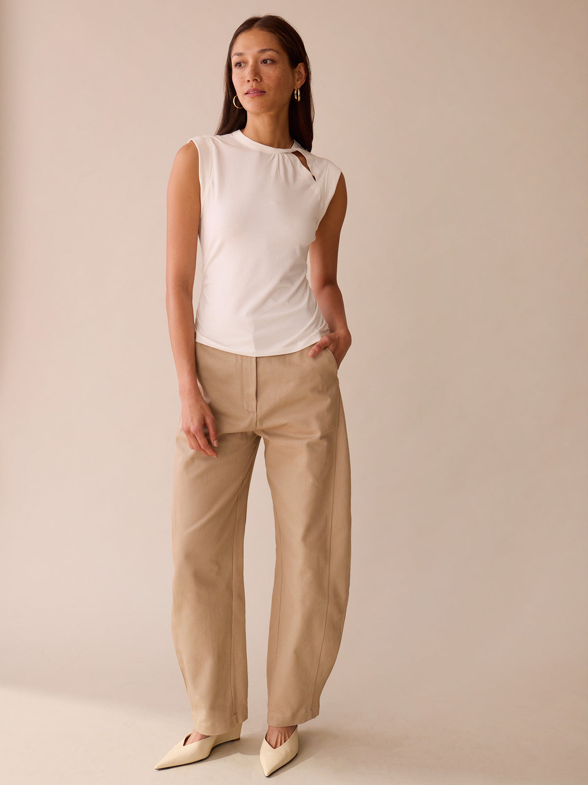 Talula Twist Neckline Tank