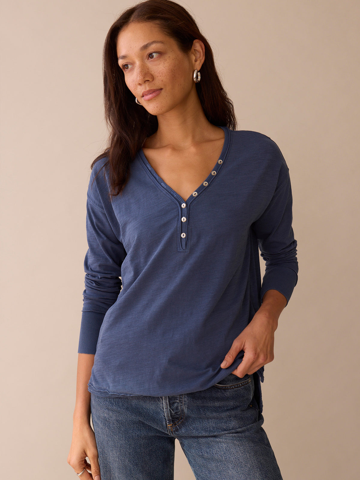 Washed Madison Henley