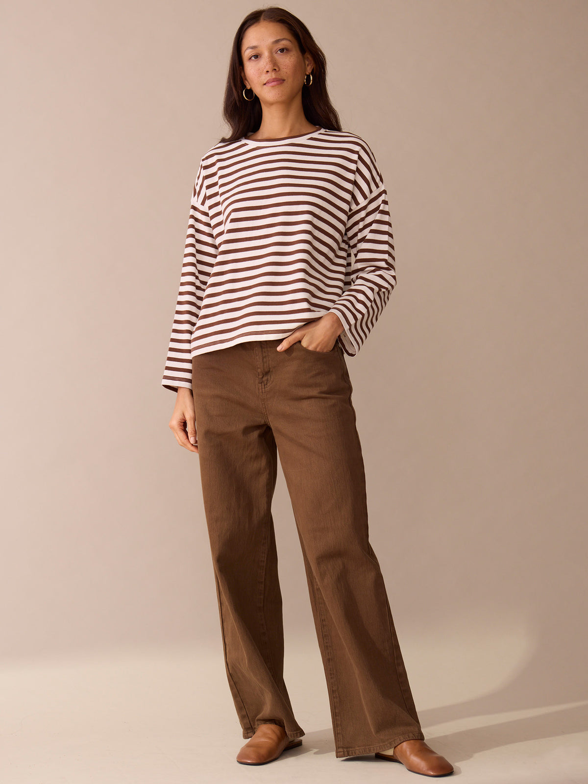 Jean Striped Tee