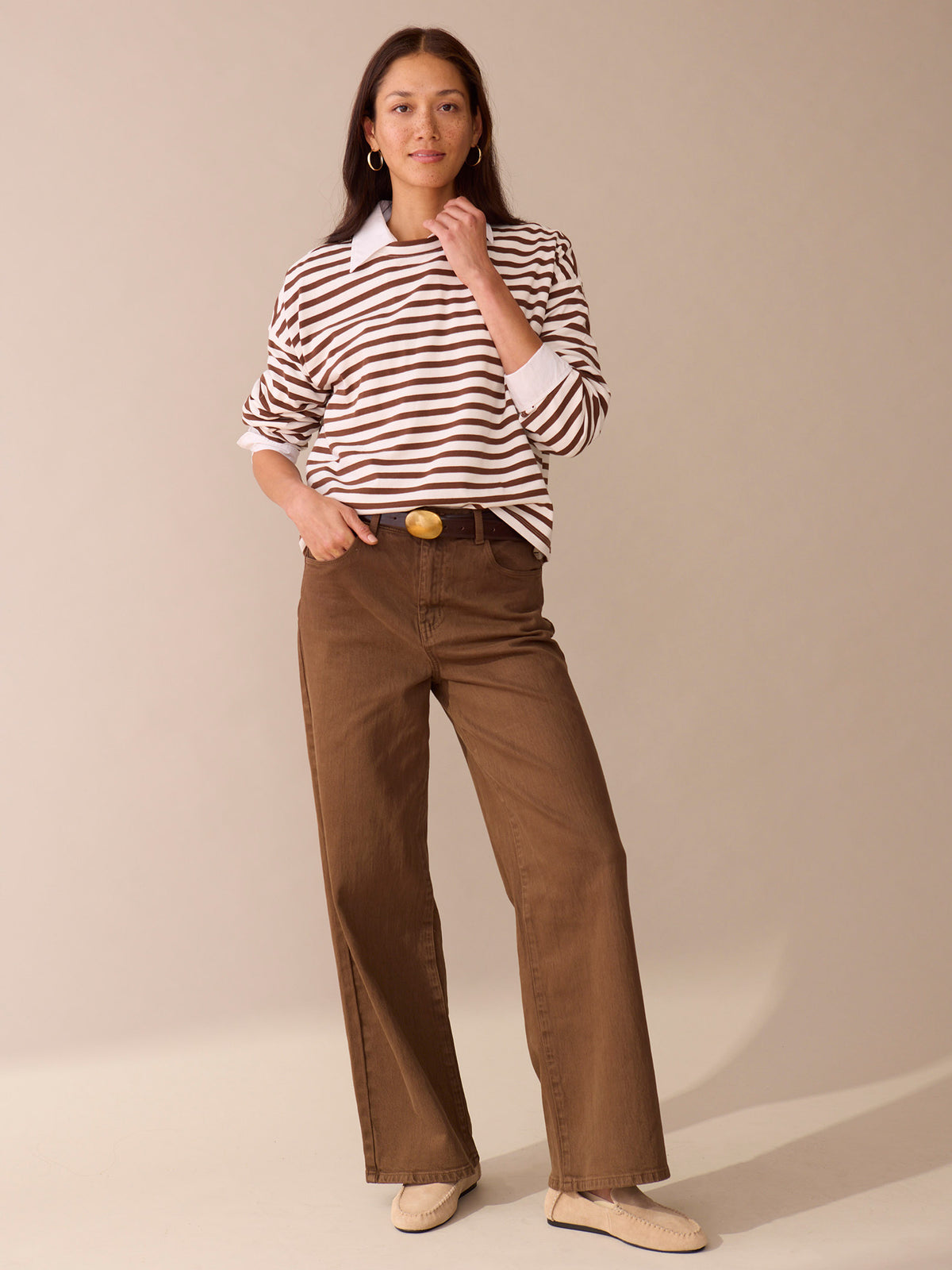Jean Striped Tee