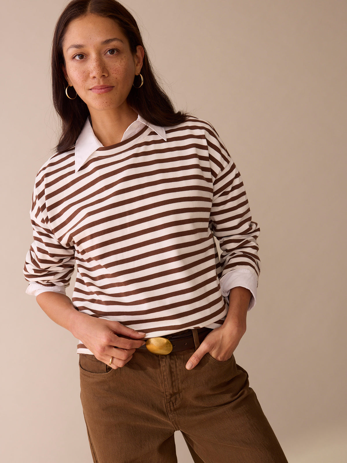 Jean Striped Tee