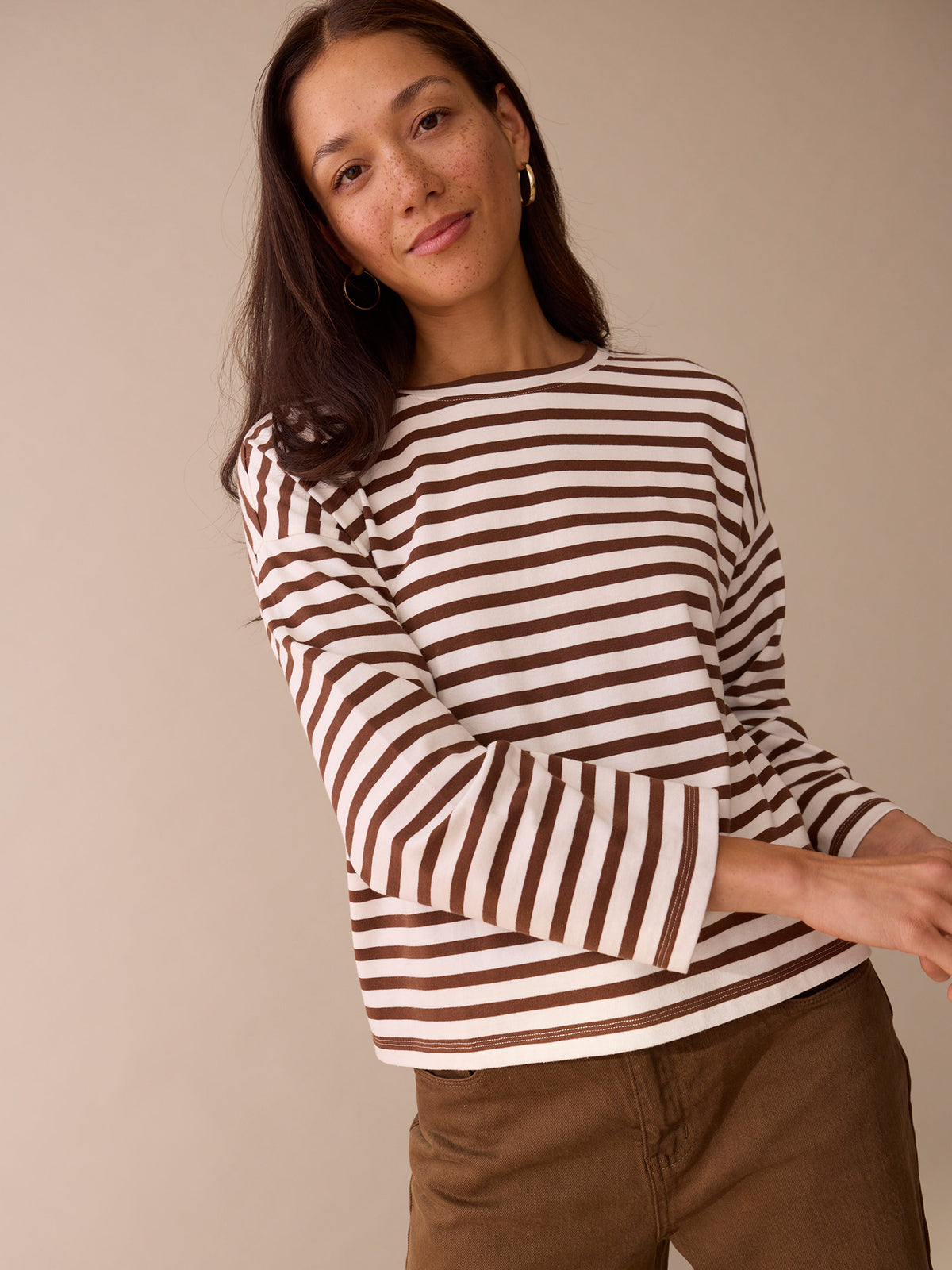Jean Striped Tee