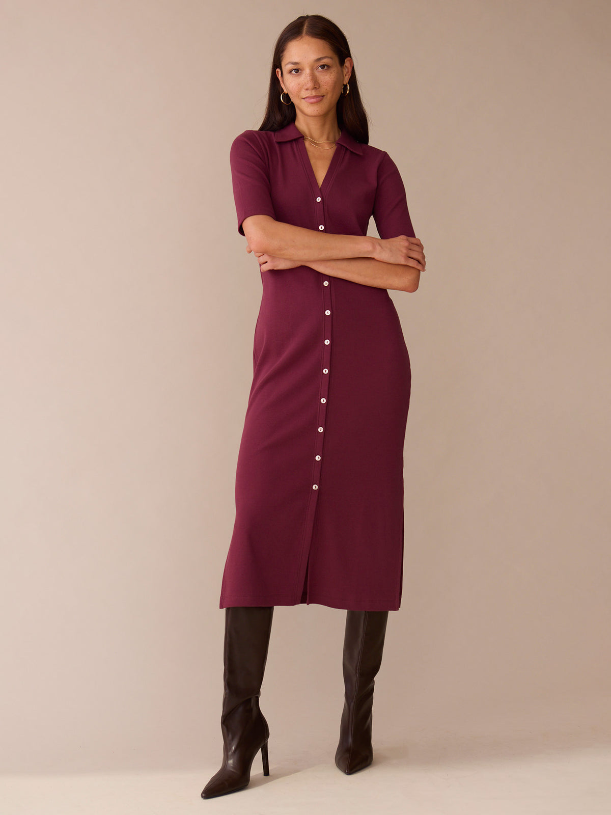 Millie Elbow Sleeve Dress
