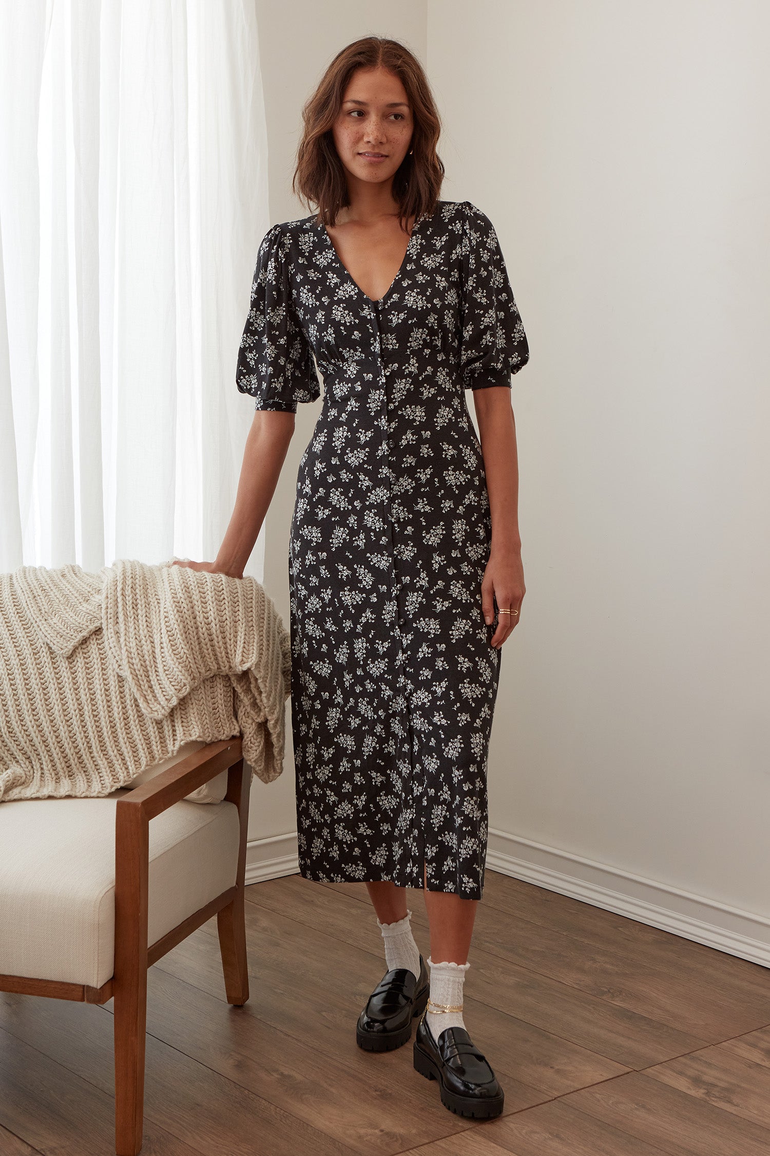 Printed Greta Dress
