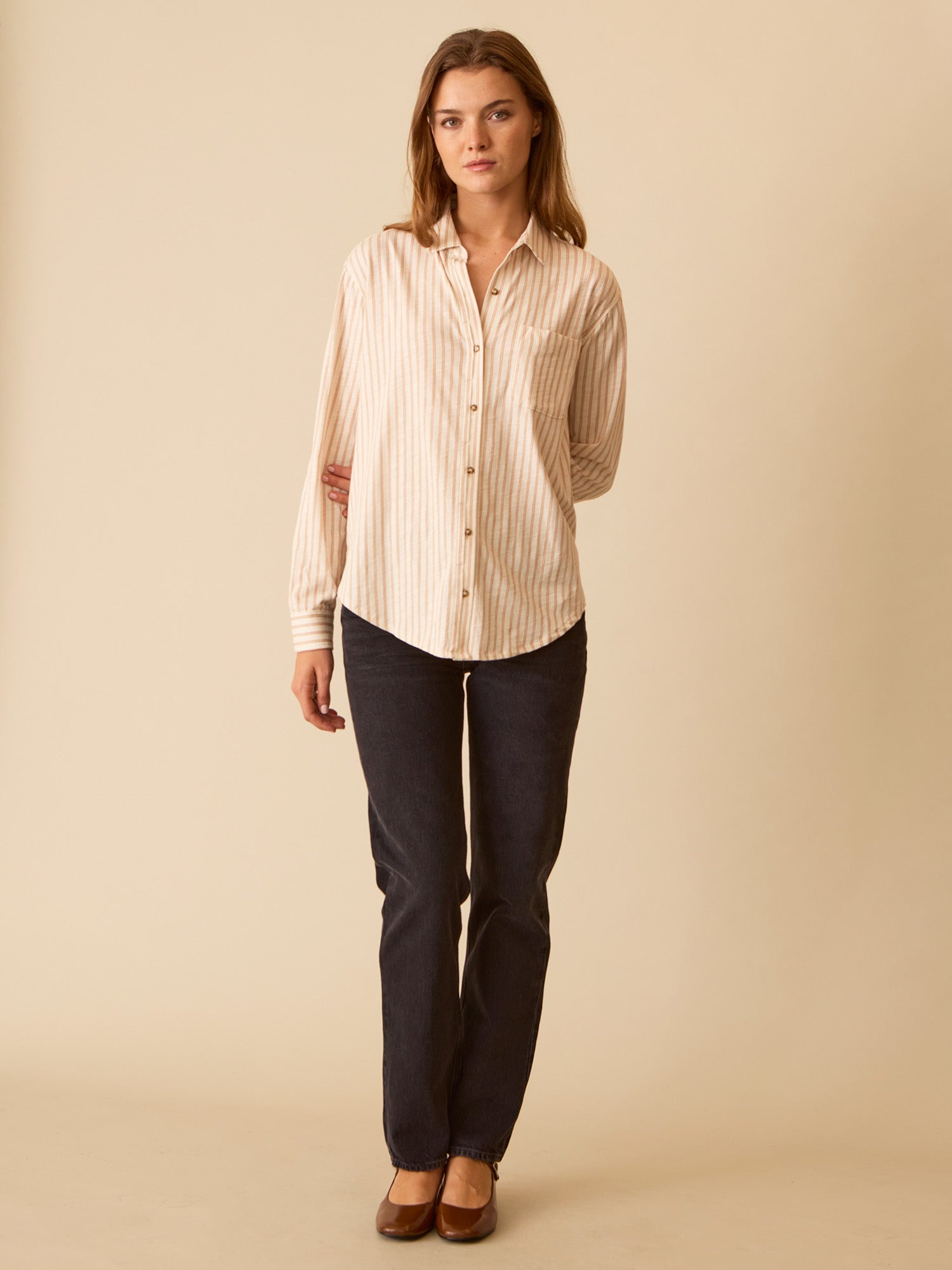 Striped Avery Top