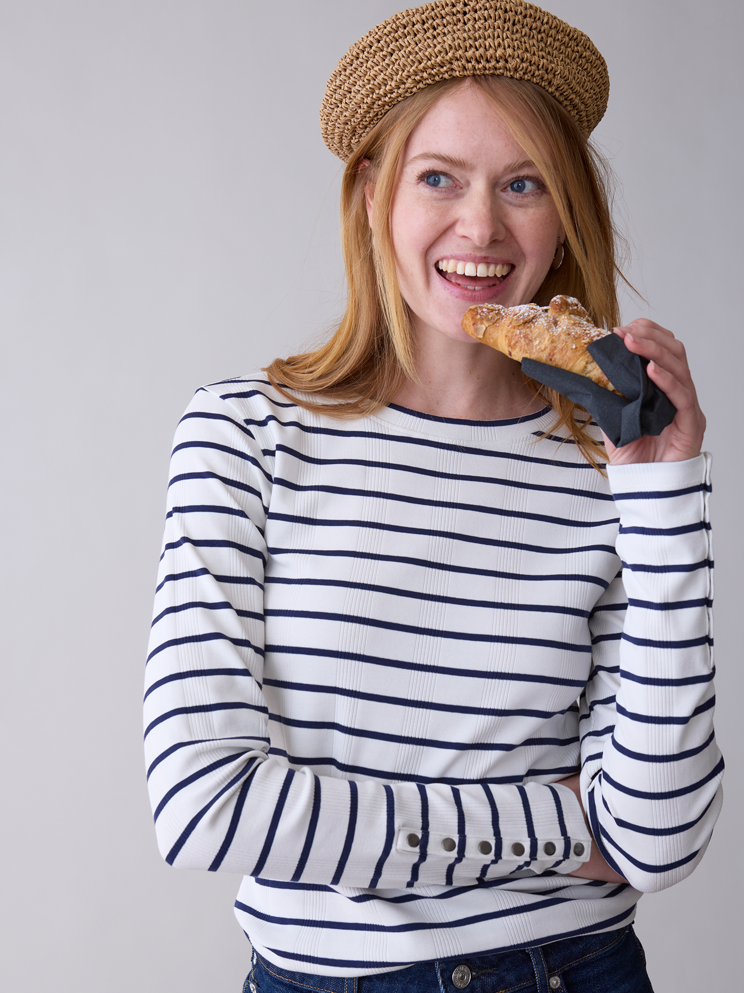 Striped Sabine Long Sleeve Top