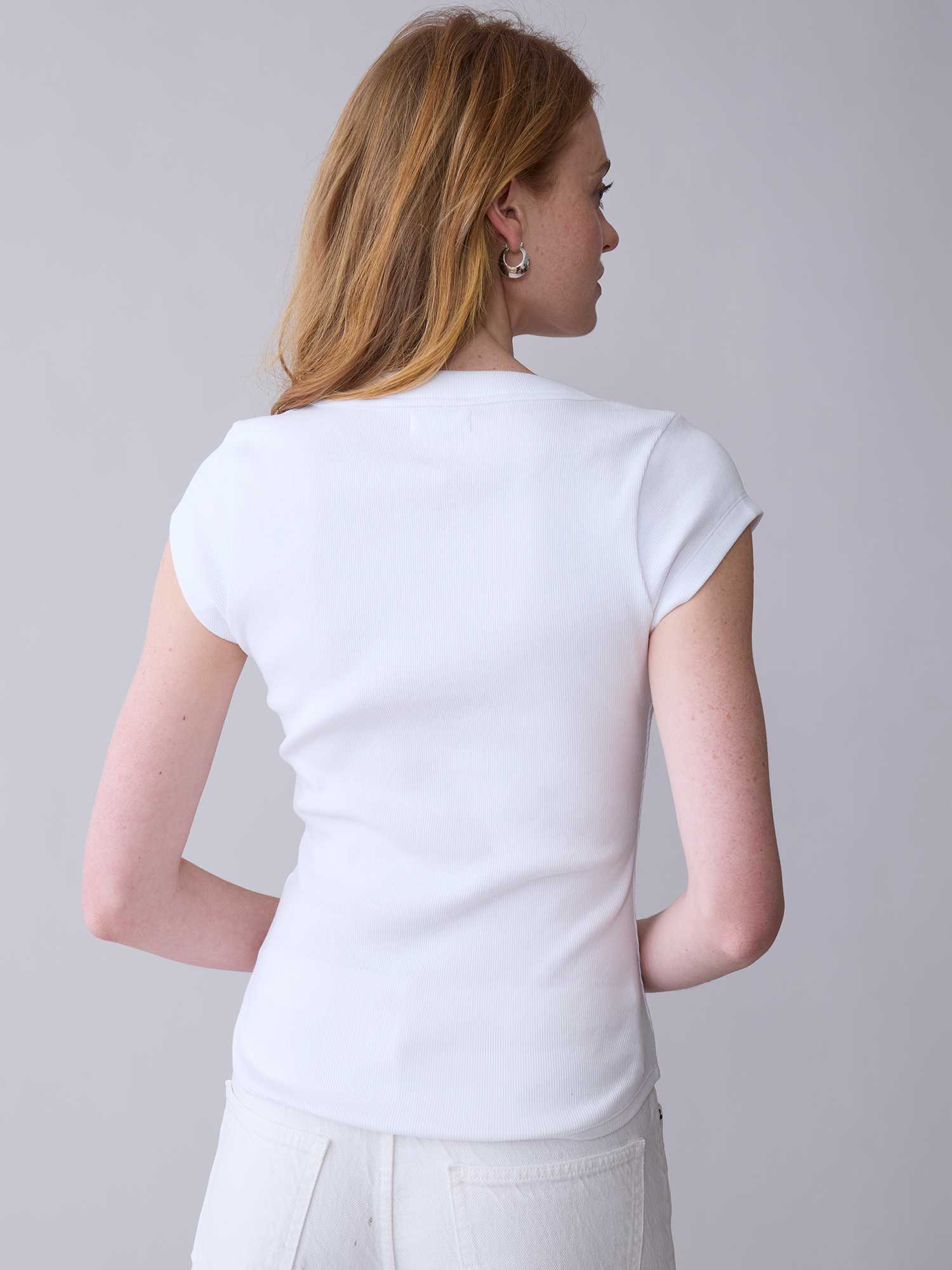 Cap Sleeve Carter Top lightweight cotton women’s office-to-weekend top
