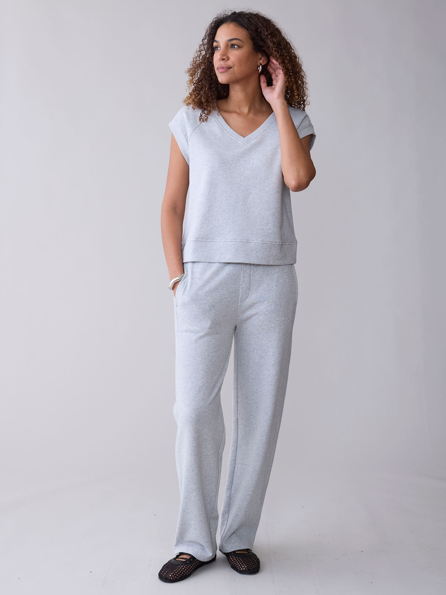 Chelsea Straight Leg Pant for women – sustainable cotton tailored trousers
