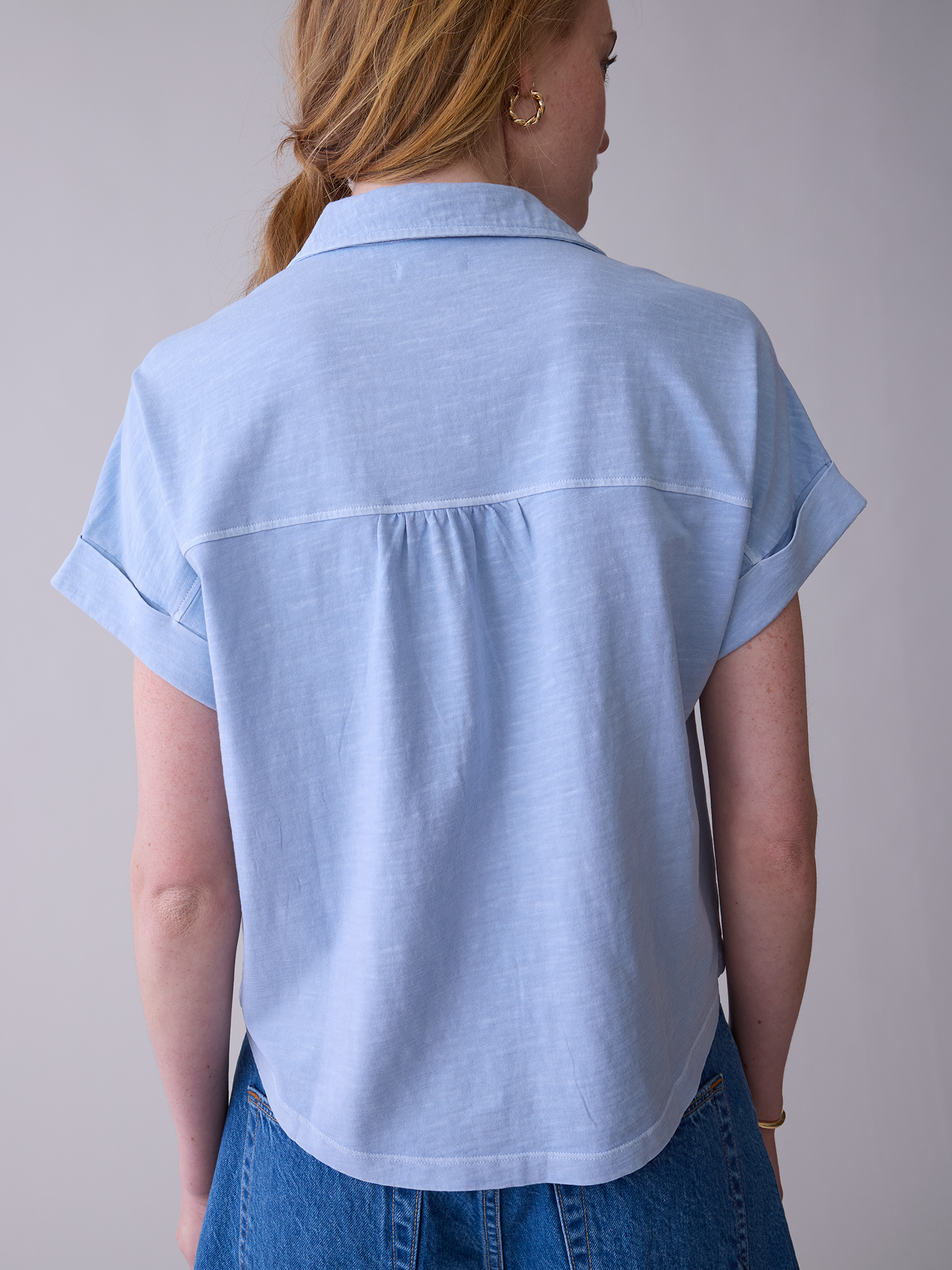 Washed Short Sleeve Avery Shirt